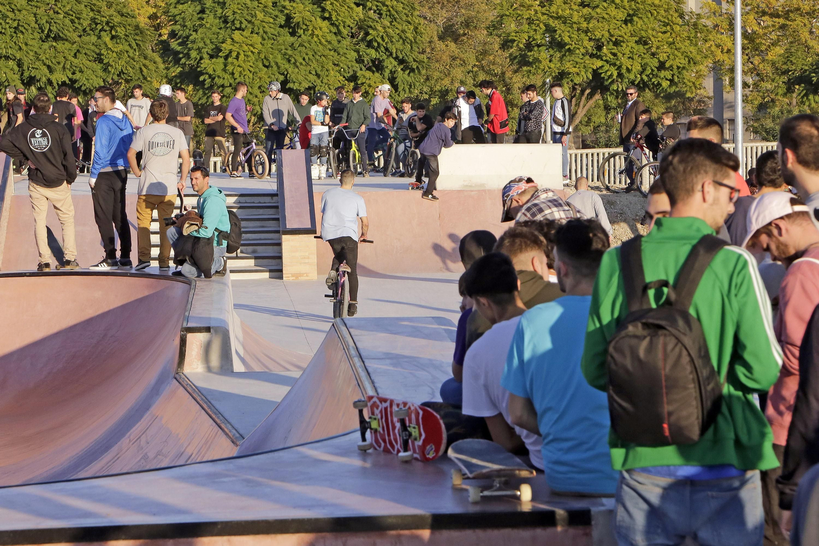 Inauguración del nuevo Skate Park en el complejo deportivo de Chapín