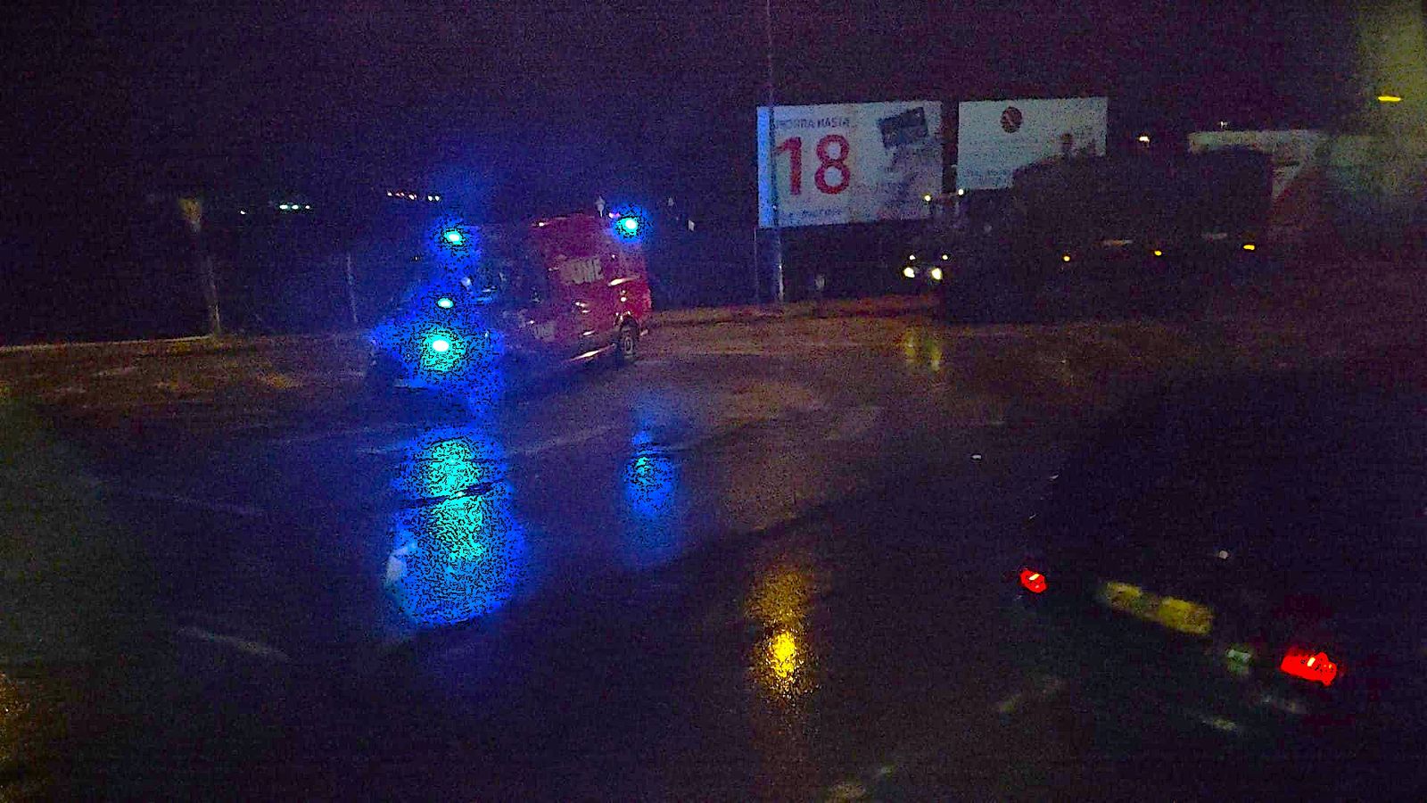 La UME entrando a la localidad de Martos.