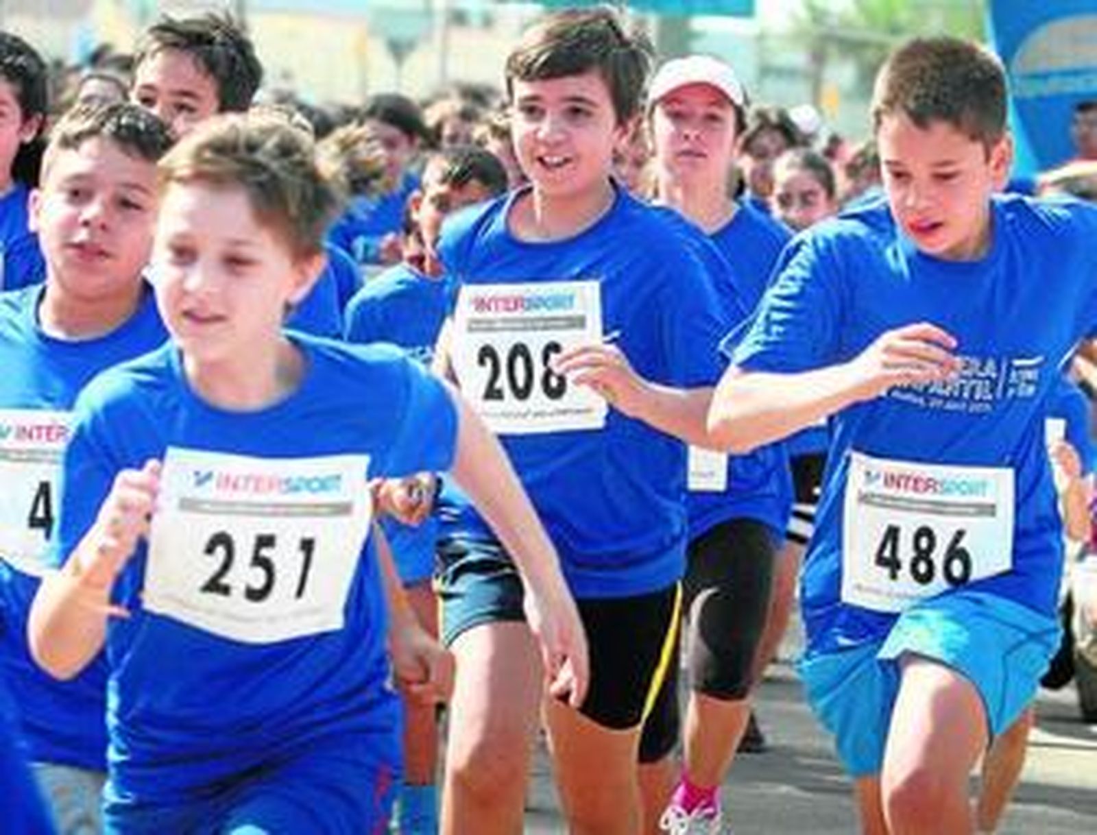 Los niños recorrerán por turnos distintas distancias dependiendo de su edad.
