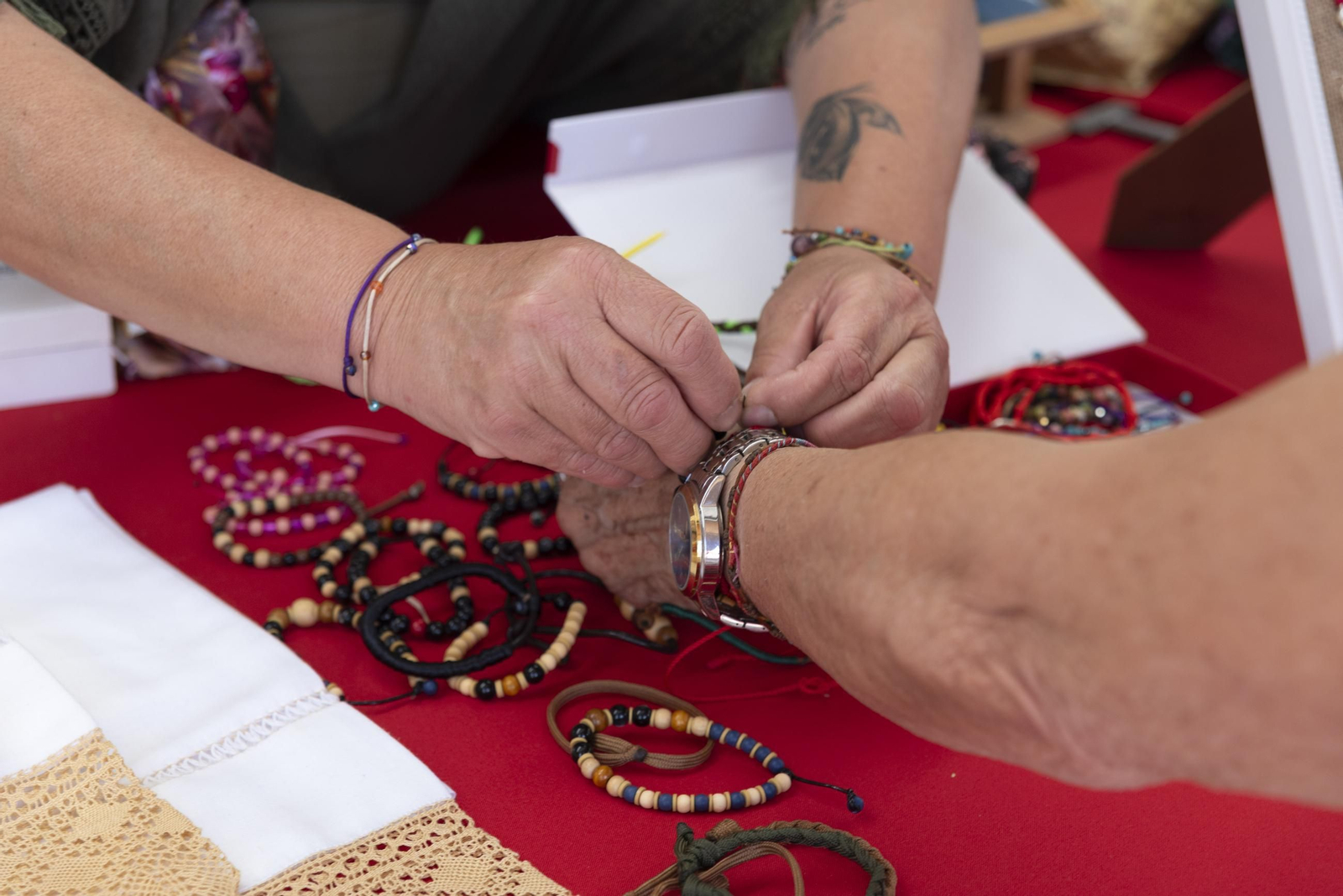Fotos de las actuaciones y exposición de la Feria del Arte de San Roque 2025