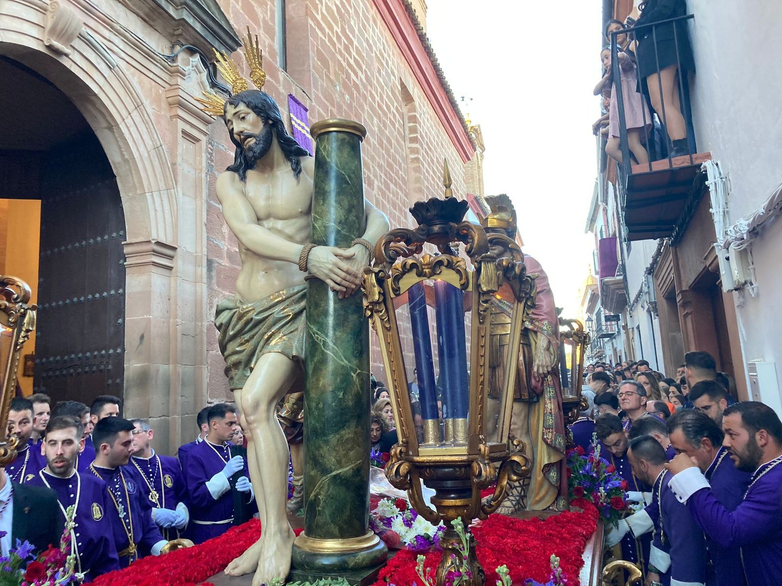 Martes Santo en Montoro: La Vera Cruz, el Imperio Romano y la Flagelación, en imágenes