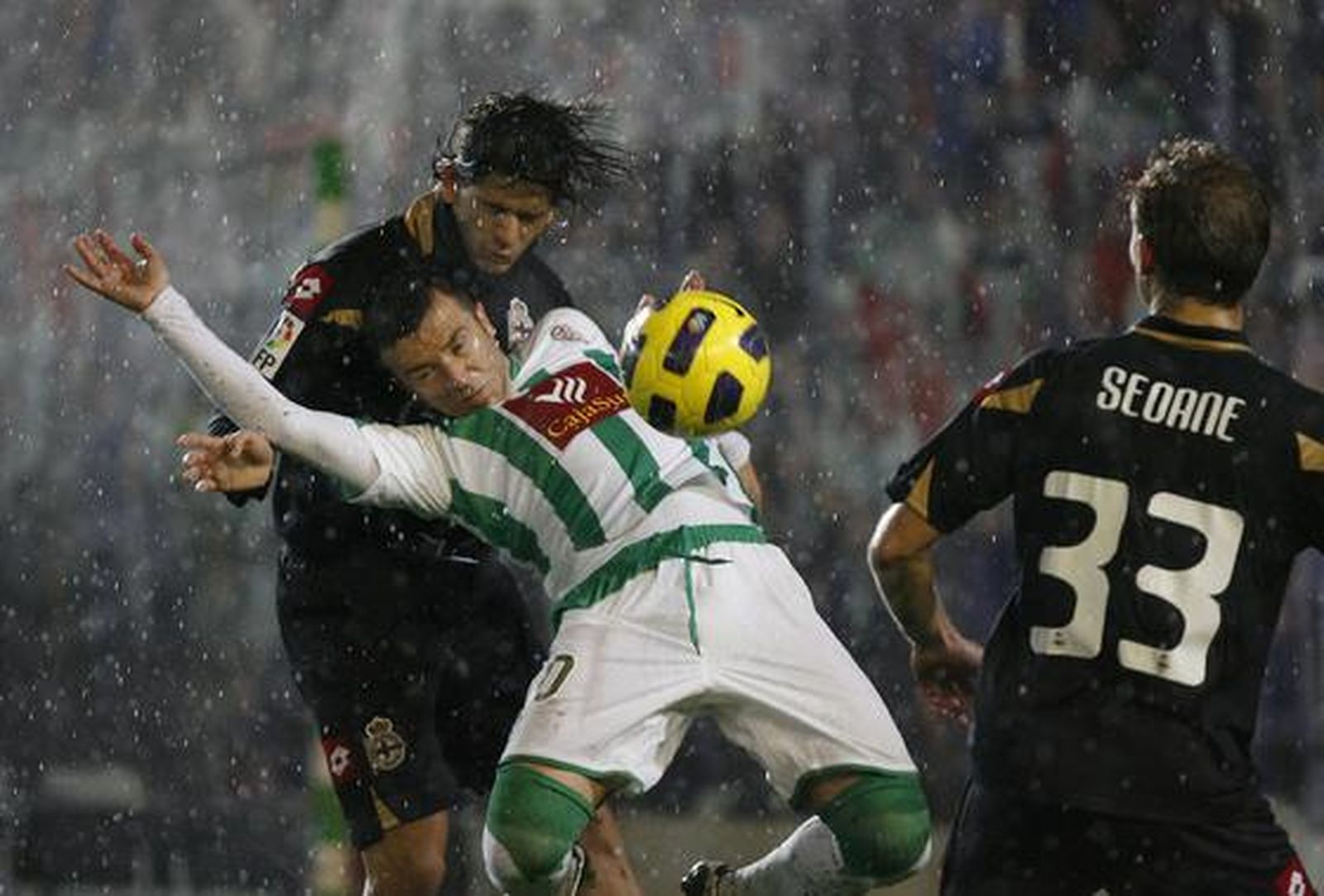 Partido de la Copa del Rey entre el Córdoba y el Deportivo de la Coruña.

Foto: José Martínez