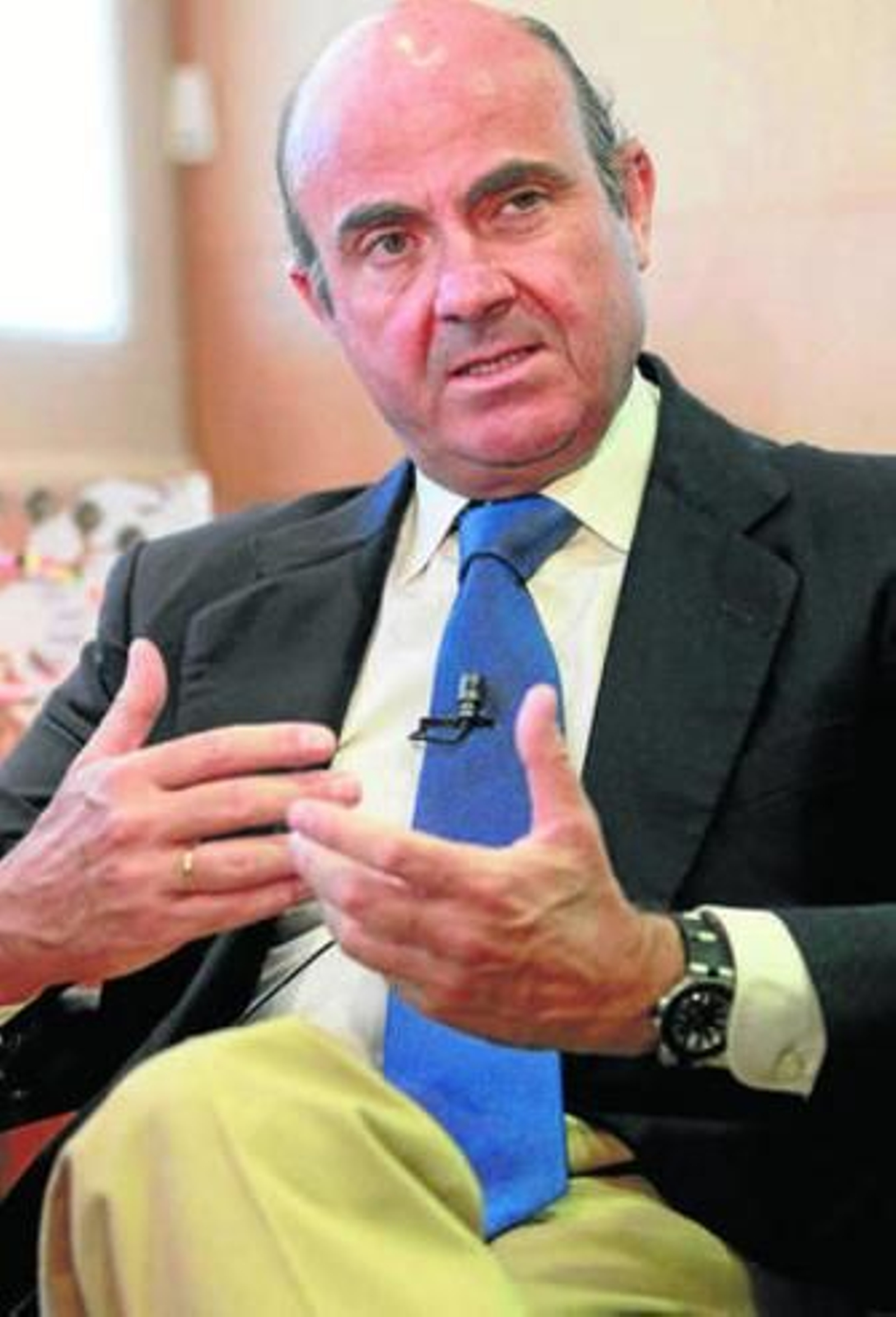 El ministro de Economía, Luis de Guindos.