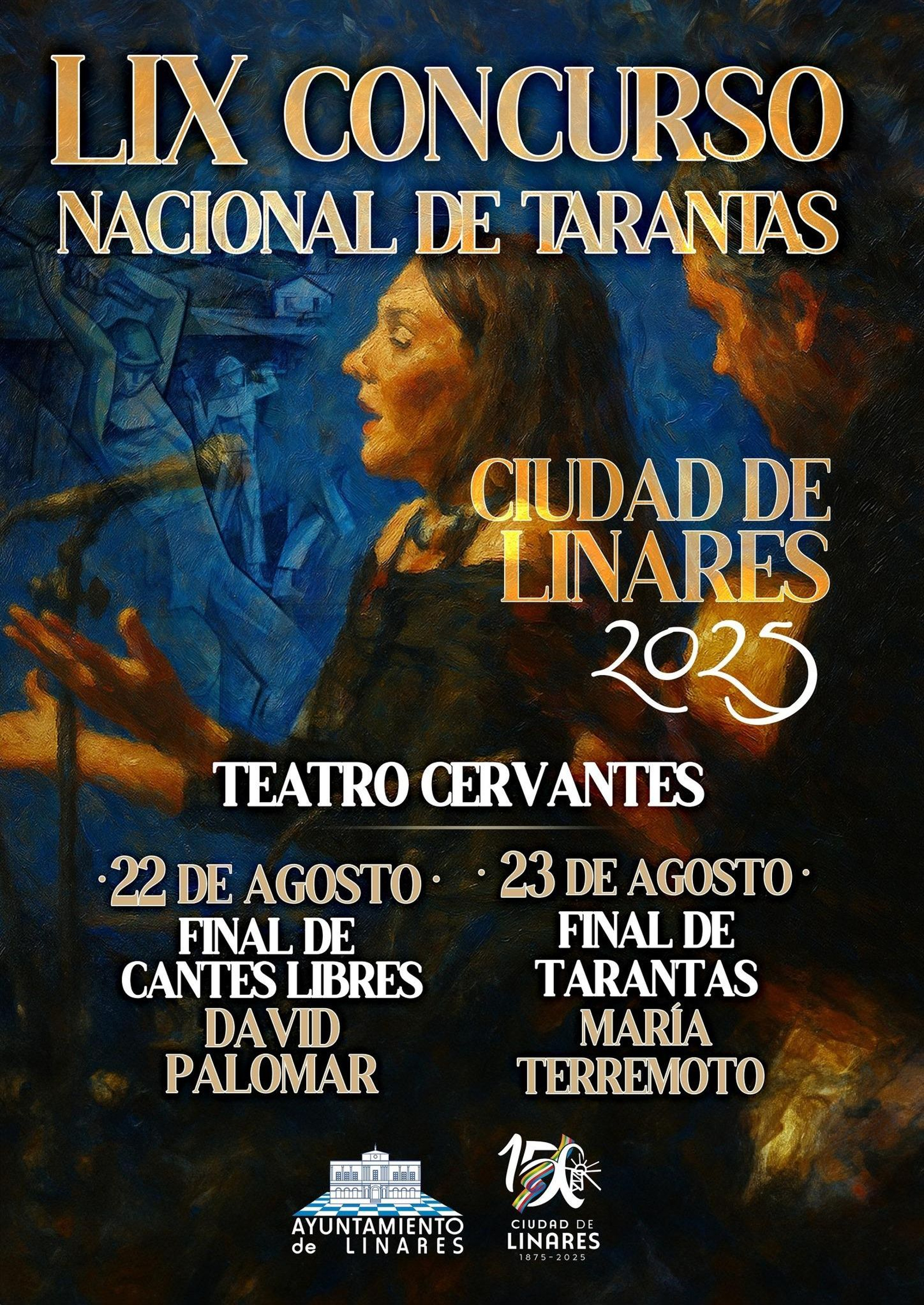 La final de canto libre y la de tarantas se celebrarán el 22 y el 23 de agosto, respectivamente.