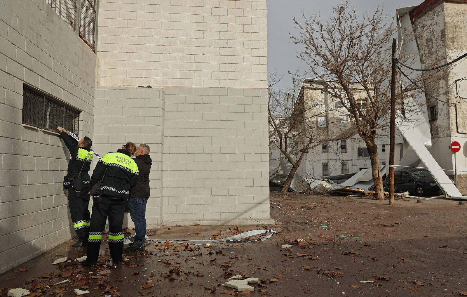 Fotos de los daños del temporal Karlotta en Algeciras
