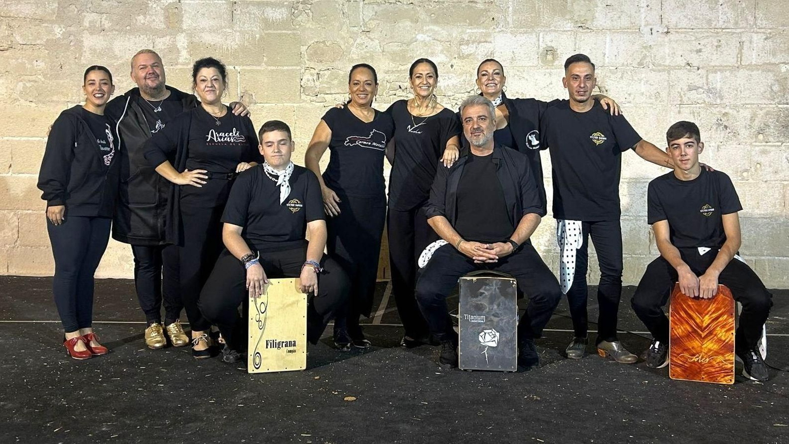 Las academias participantes en el Día del Flamenco en El Puerto.