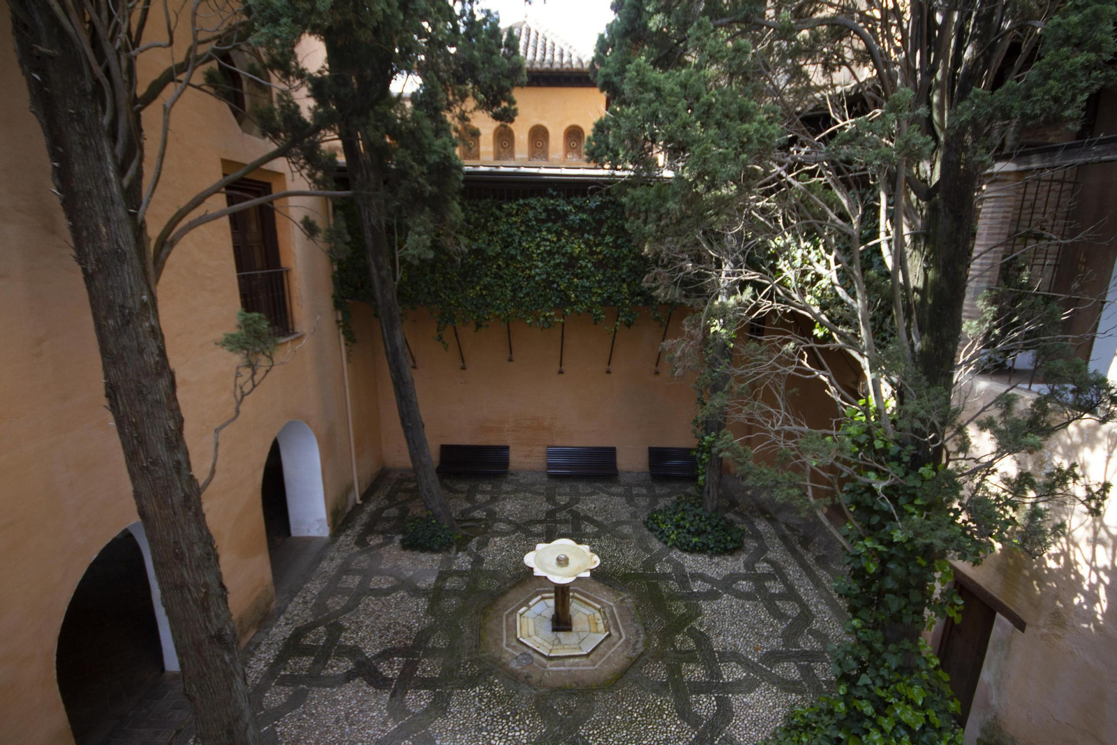 Las fotos de la Alhambra cerrada en el Día de los Monumentos