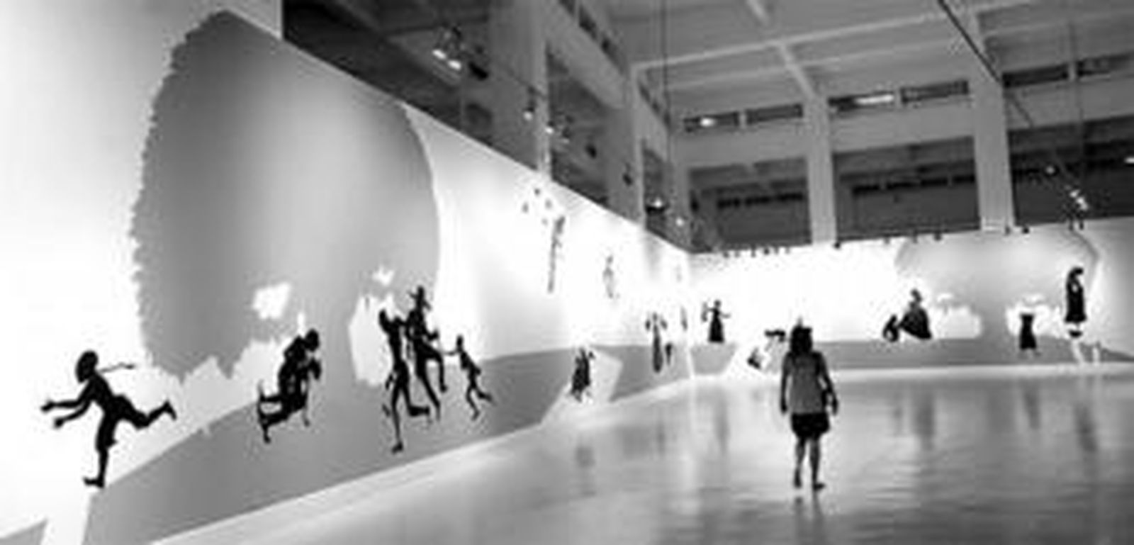 'The black road', de Kara Walker, se puede visitar en el CAC de Málaga hasta el próximo sábado.