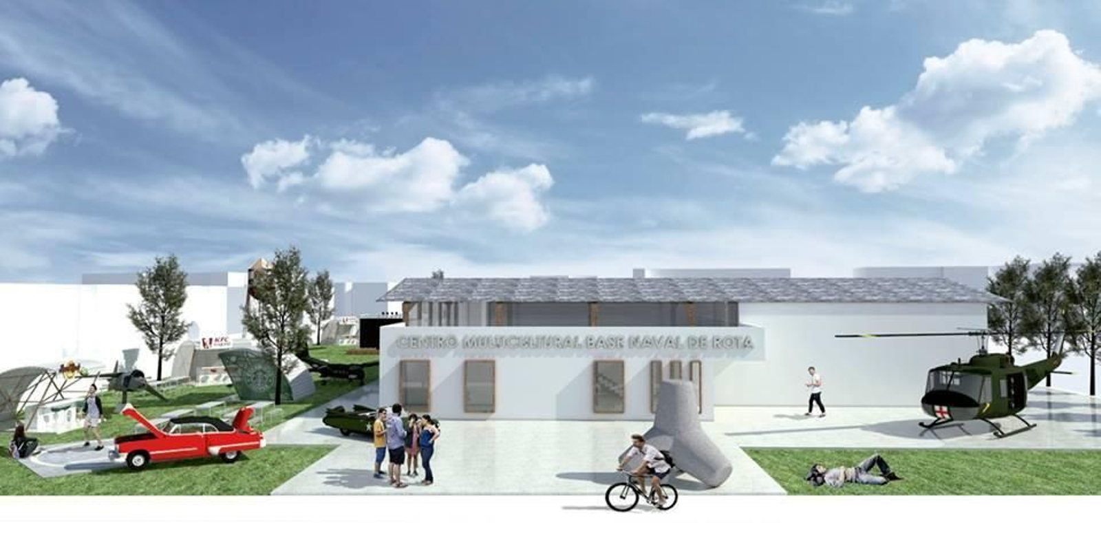 Imagen virtual del futuro Centro Multicultural Hispano-Americano.