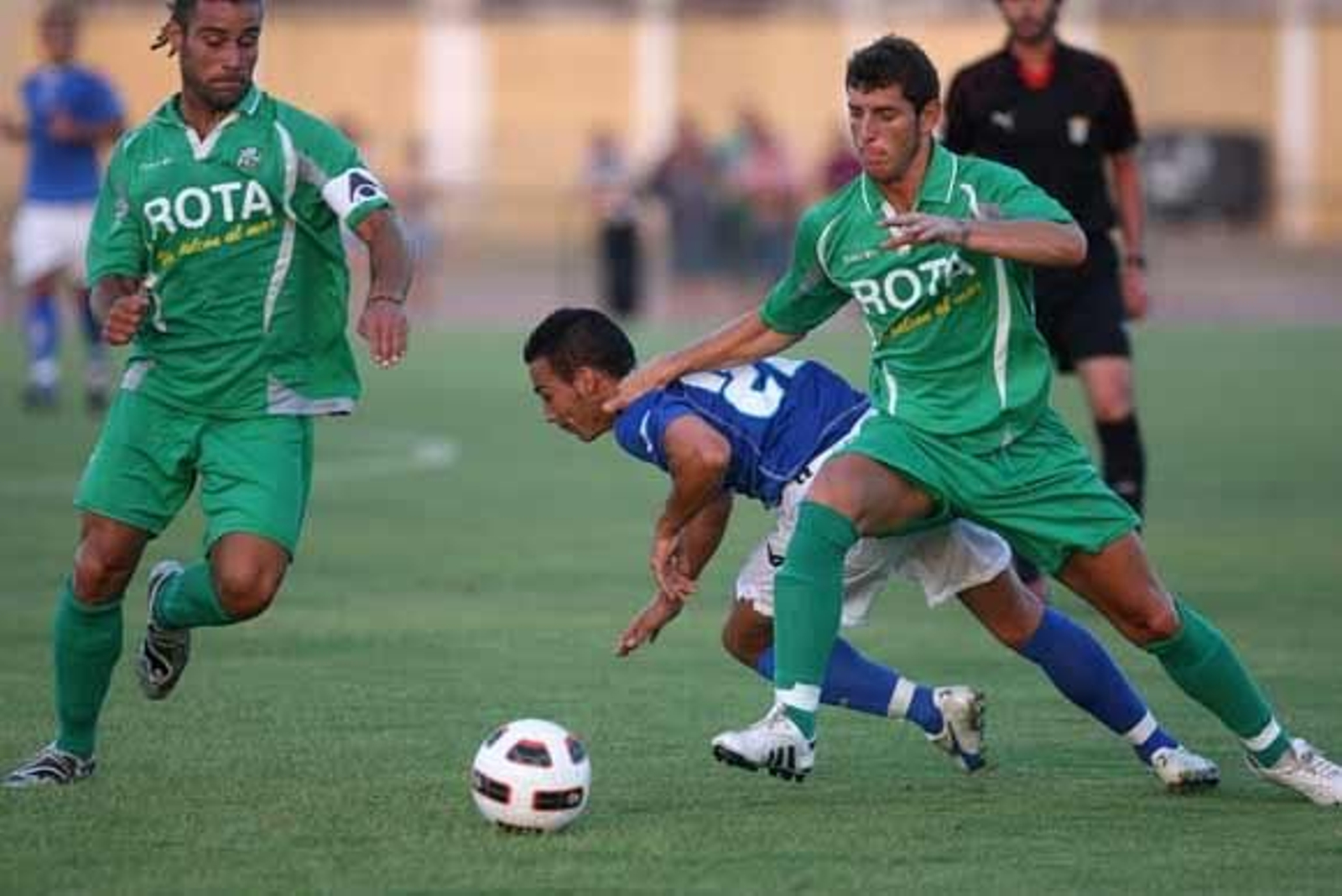 El Deportivo de Javi López golea al combinado roteño 7-0 en un primer partido de pretemporada en el que todos sus delanteros ven puerta

Foto: Juan Carlos Toro