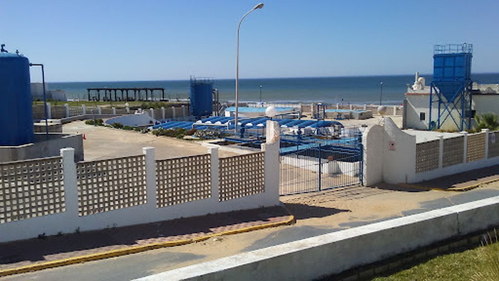 Estación depuradora de Matalascañas.