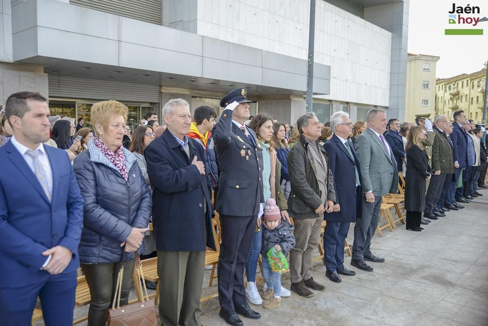 Celebración del bicentenario de la Policía Nacional en Jaén.