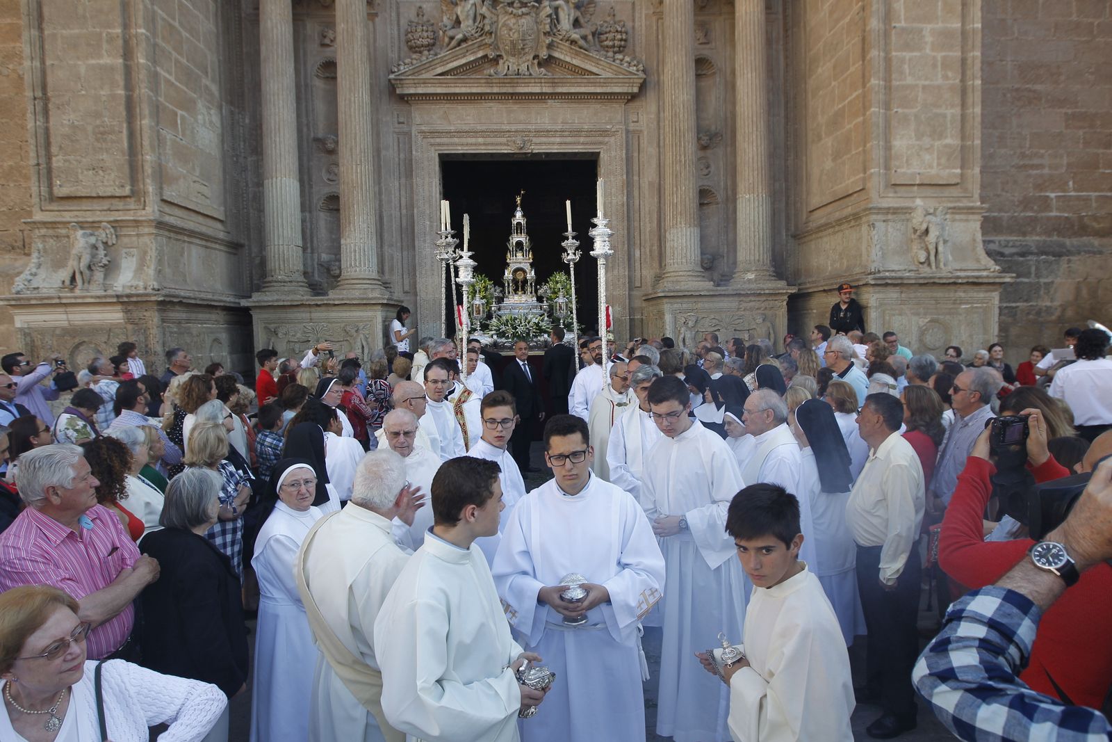 Las imágenes de la celebración del Corpus Christi en Almería
