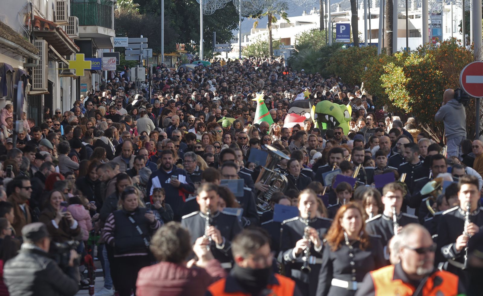 Fotos del arrastre de latas en Algeciras