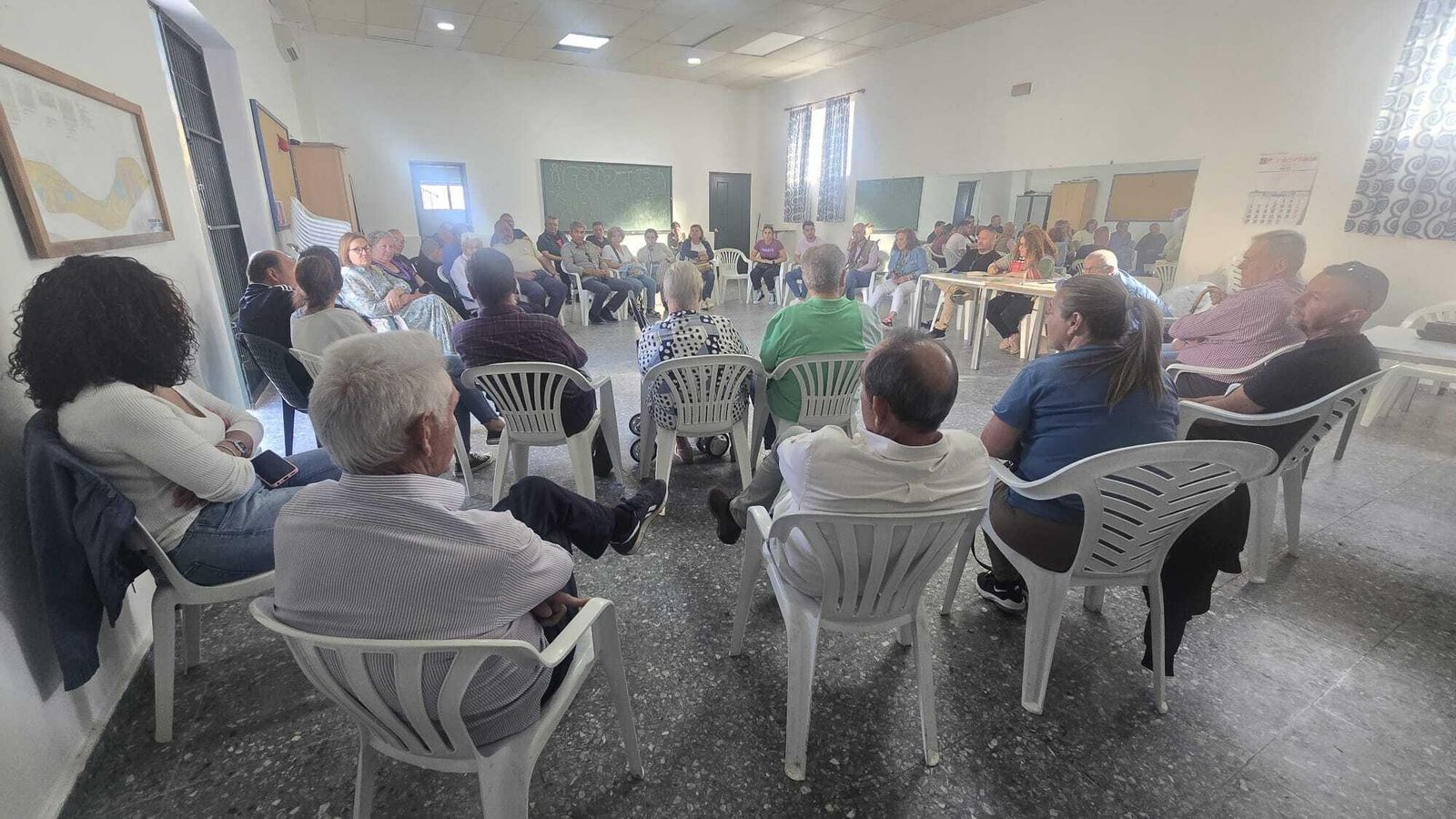 Participantes en la reunión de la A-2003, esta semana.