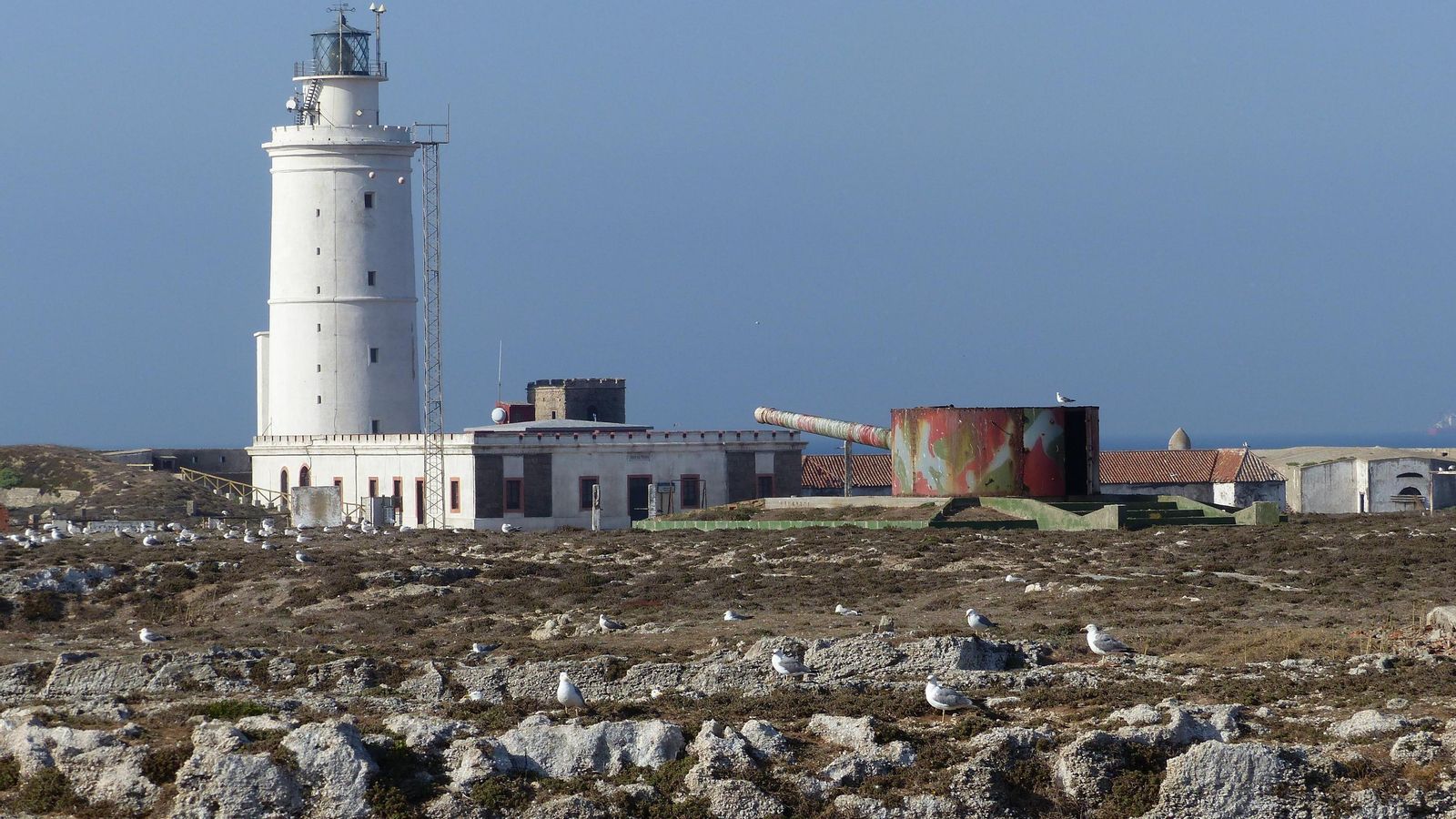 Faro de la Isla de Tarifa.
