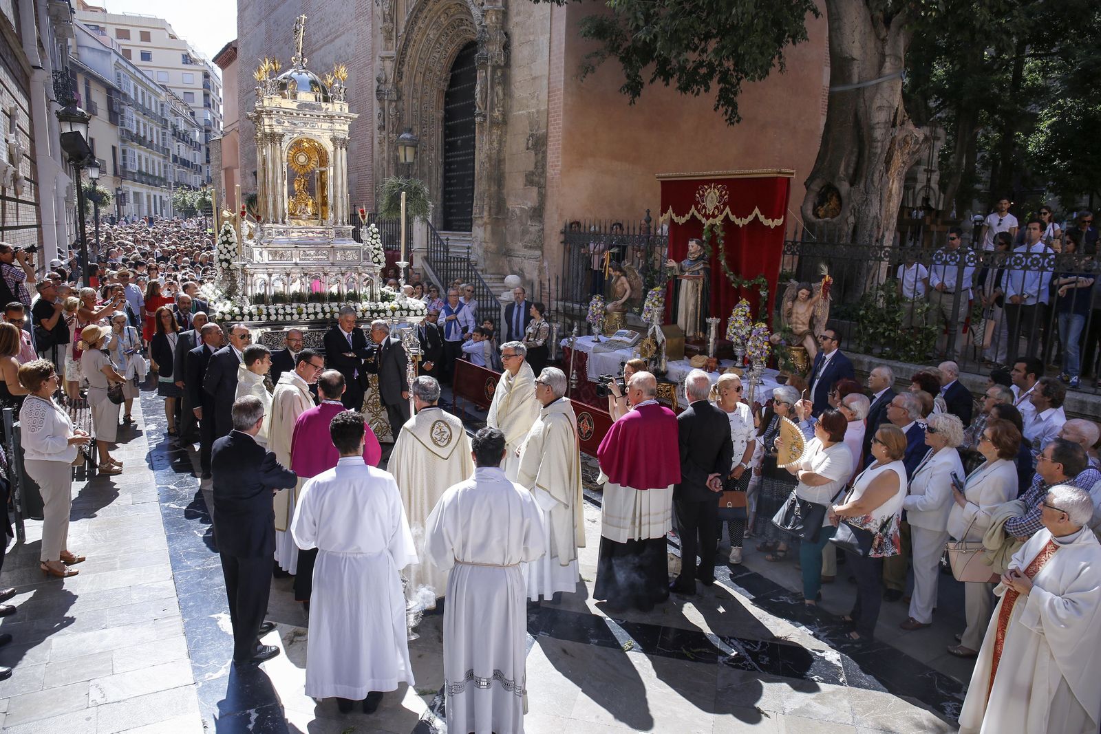 La carroza del Corpus Christi.