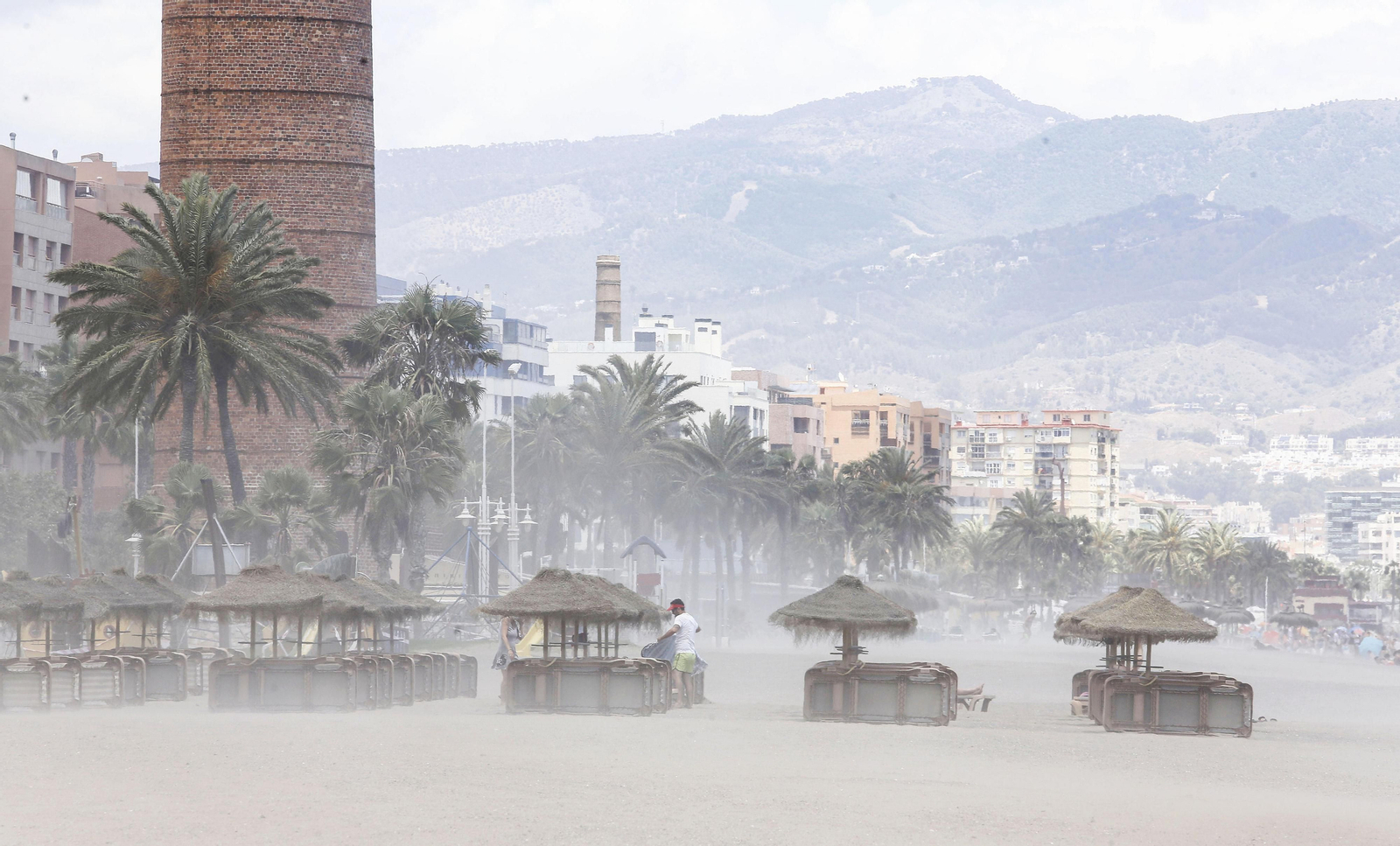 Fotos de las playas de Huelin: parecía Tarifa