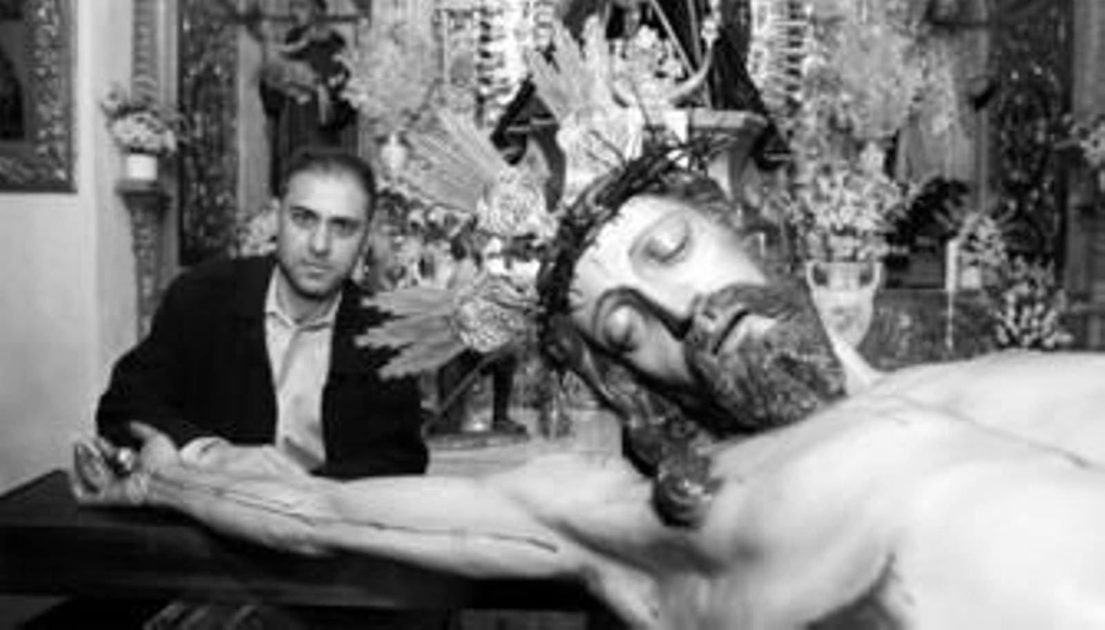 José Peña, en la iglesia de San Francisco.