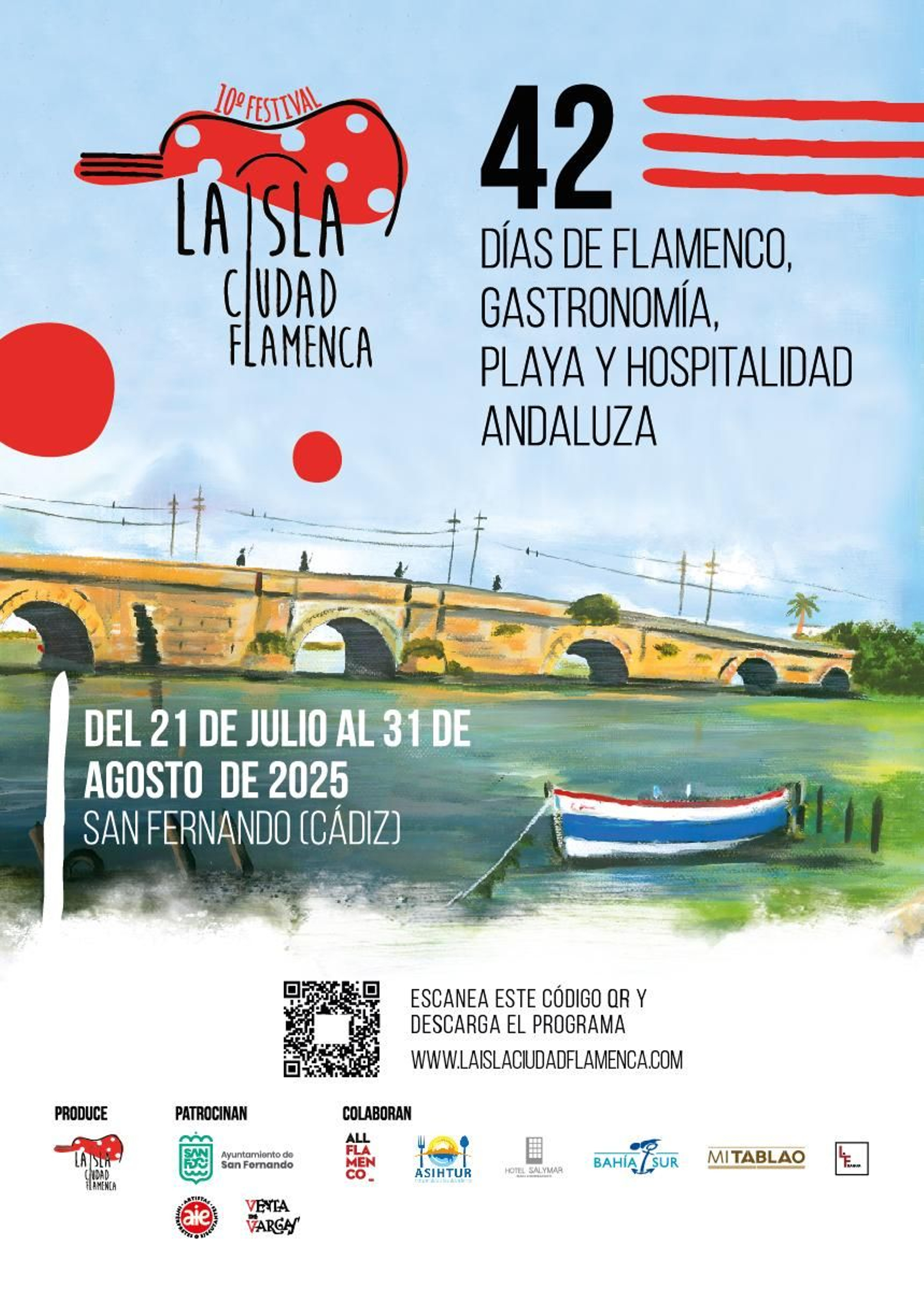 Cartel anunciador de 'La Isla, Ciudad Flamenca 2025'. Cartel anunciador de 'La Isla, Ciudad Flamenca 2025'.