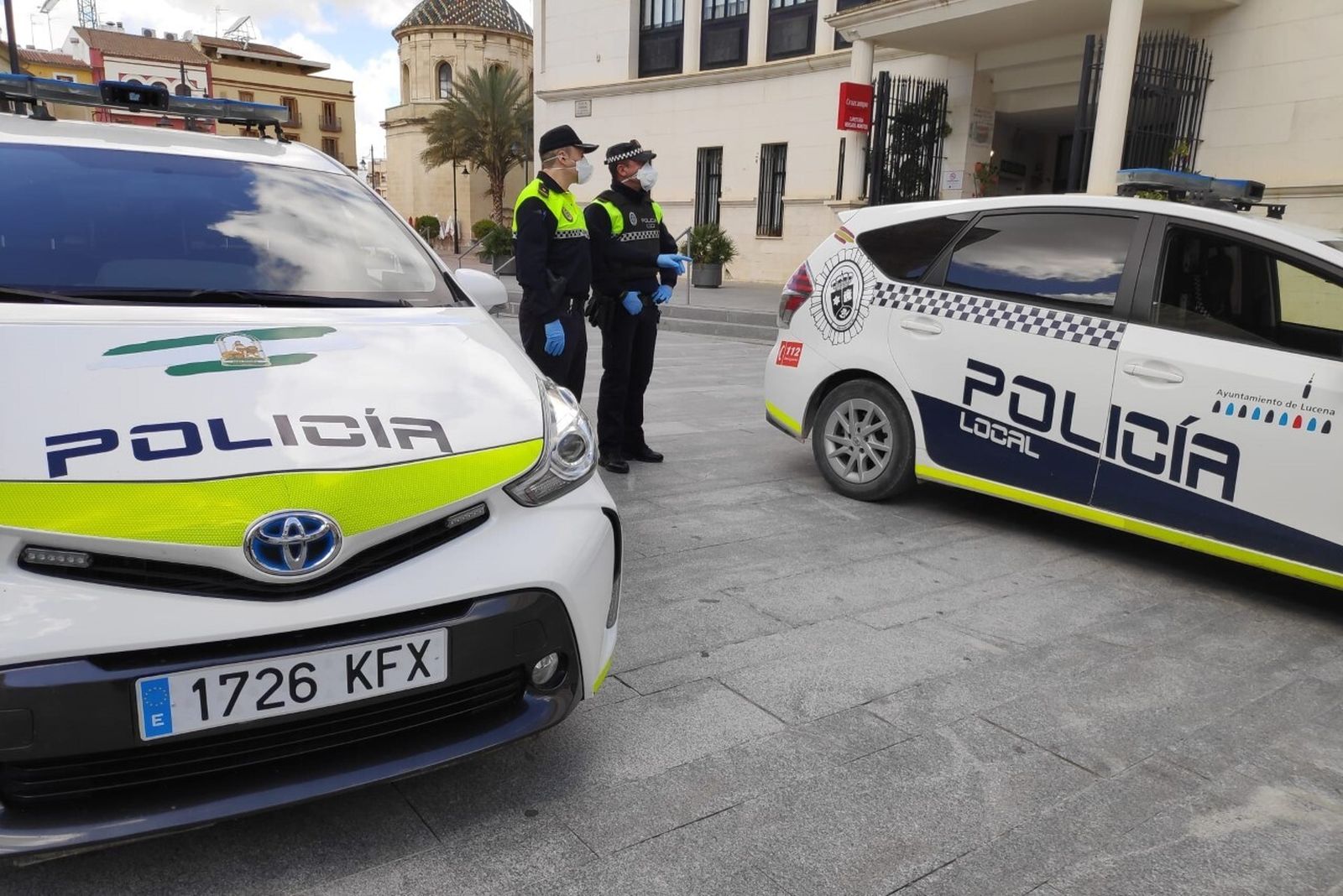 Agentes de la Policía Local de Lucena.