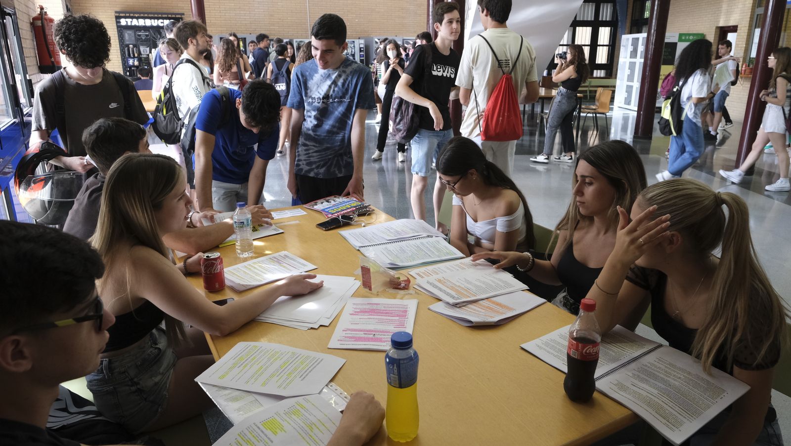Imágenes de las pruebas de acceso de la PEvAU en la Universidad de Almería