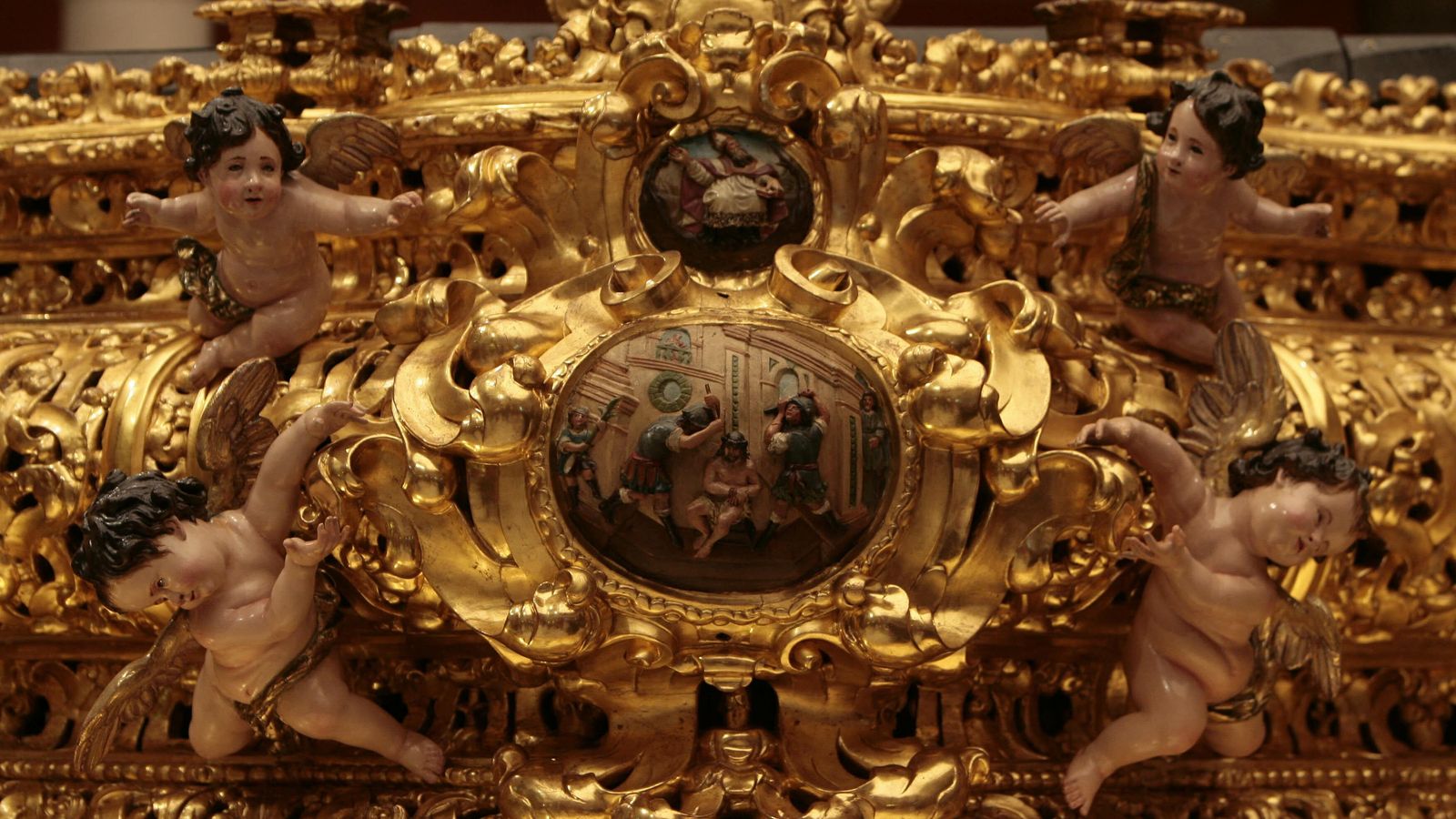 Detalle del paso del Gran Poder.