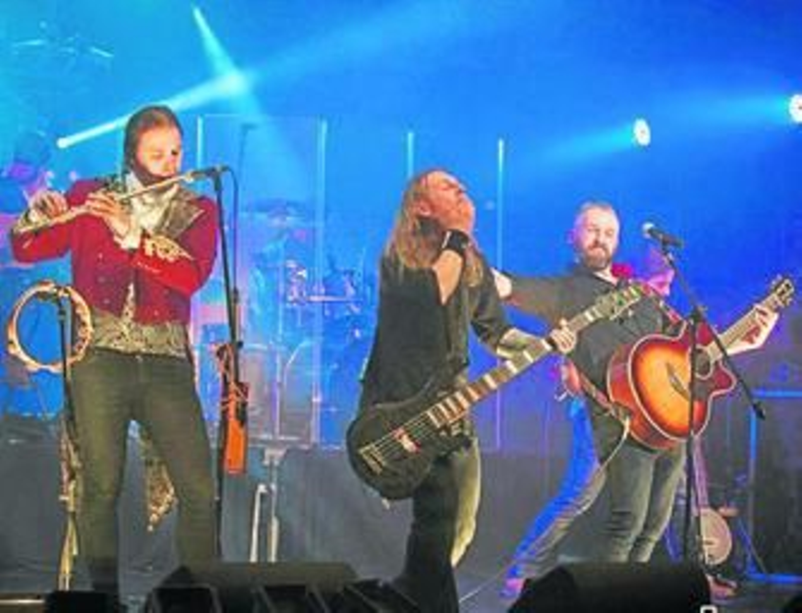 La banda Saurom, durante el concierto que ofreció hace dos semanas en el Real Teatro de Las Cortes.