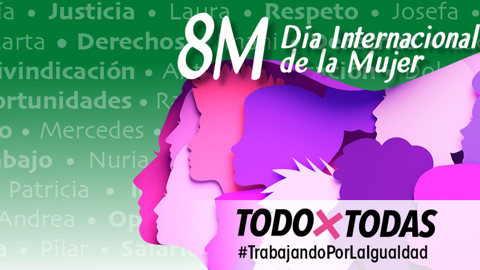 8M, Día Internacional de la Mujer.