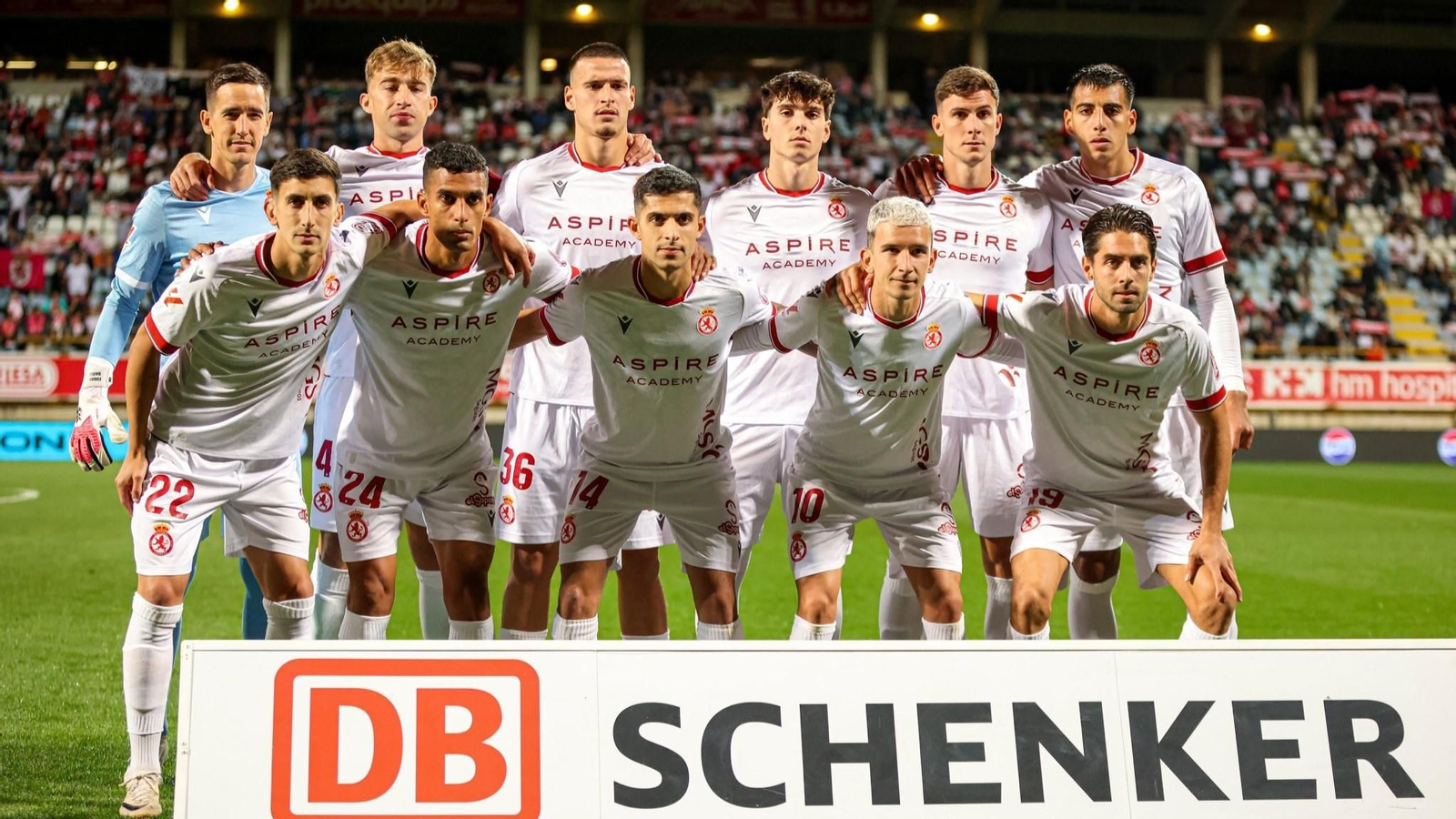 El once inicial de la Cultural y Deportiva Leonesa en su último partido.