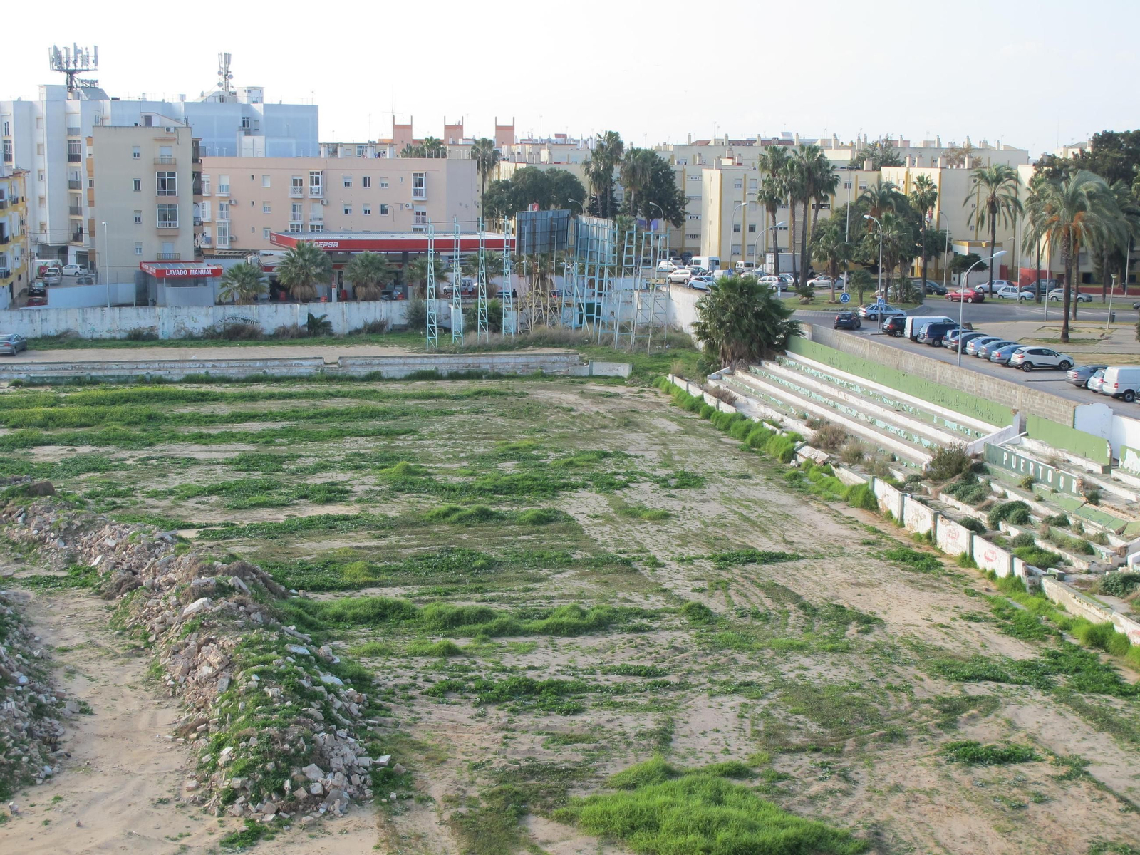 Antiguo campo de fútbol Sancho Dávila en Puerto Real