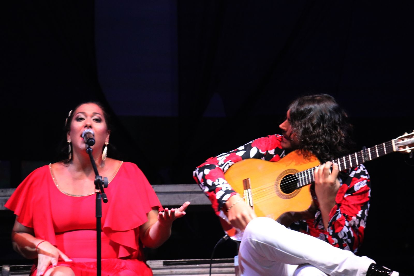 María 'la Canastera' y 'Niño' Carmelo