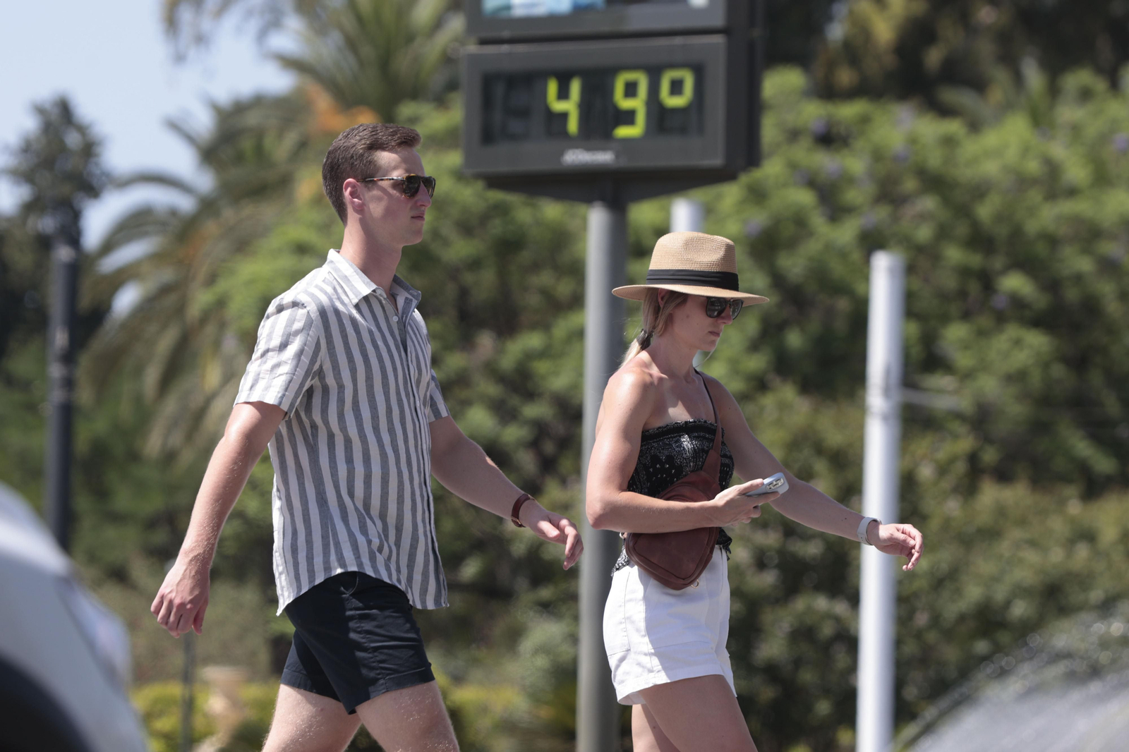 Imágenes de la ola de calor en Sevilla