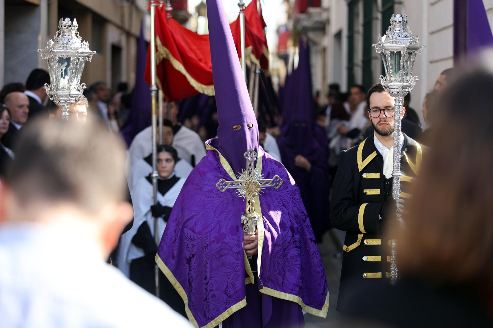 Imágenes de la Hermandad del Loreto en el Viernes Santo de Jerez 2025