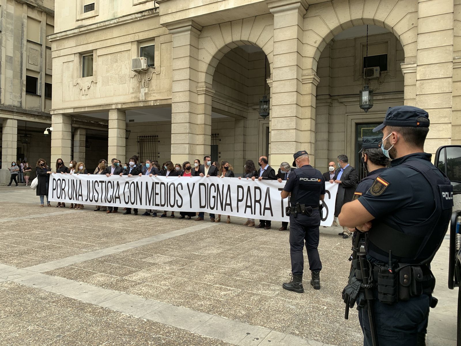 Un momento de la anterior protesta, el 26 de junio