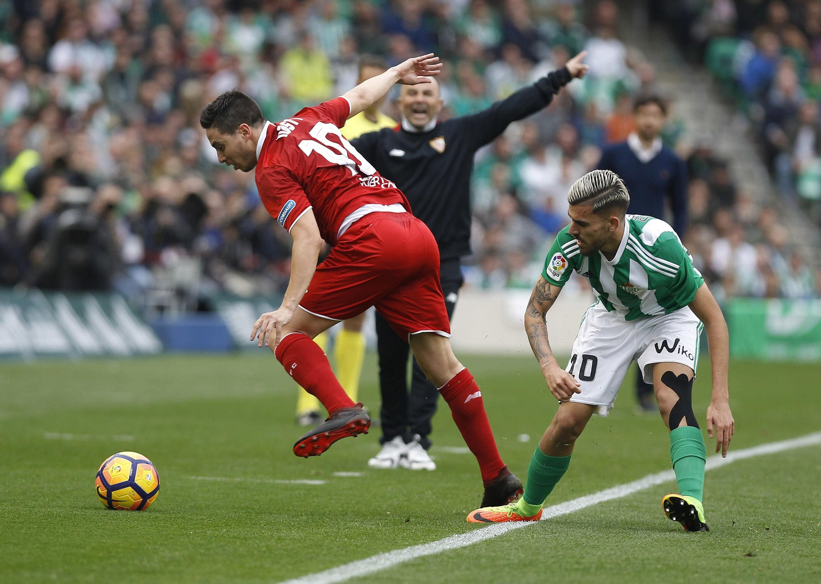 El Betis-Sevilla, en imágenes