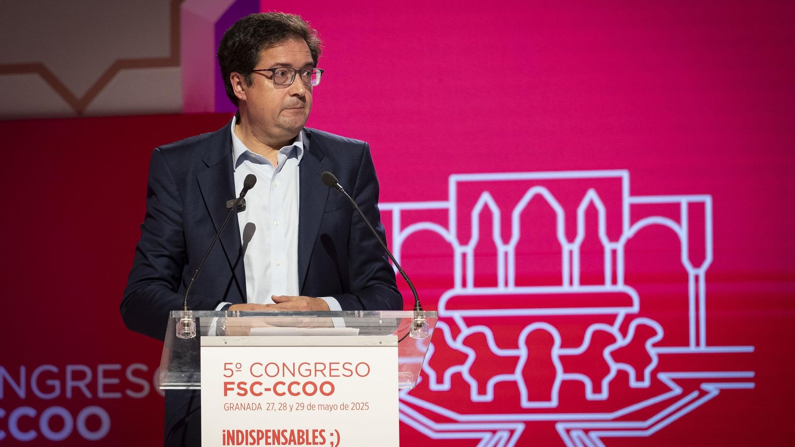 El ministro Óscar López participa en la clausura del V Congreso de la Federación de Servicios a la Ciudadanía de Comisiones Obreras