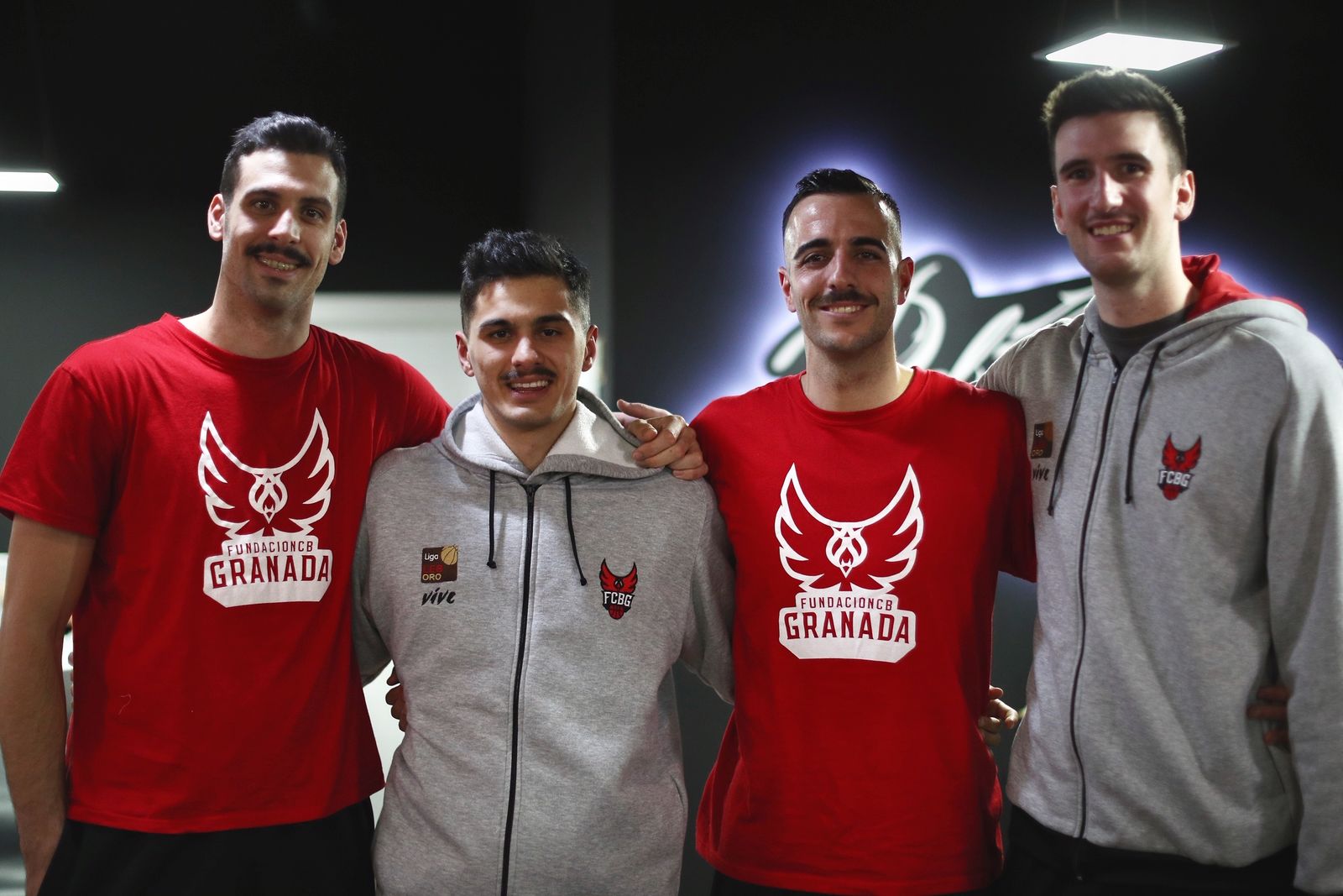 Bortolussi, Corts, Marín y Pardina se afeitaron sólo la barba por un fin benéfico