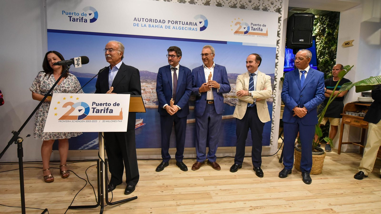 Celebración del 20 aniversario de la declaración como frontera Schengen del Puerto de Tarifa