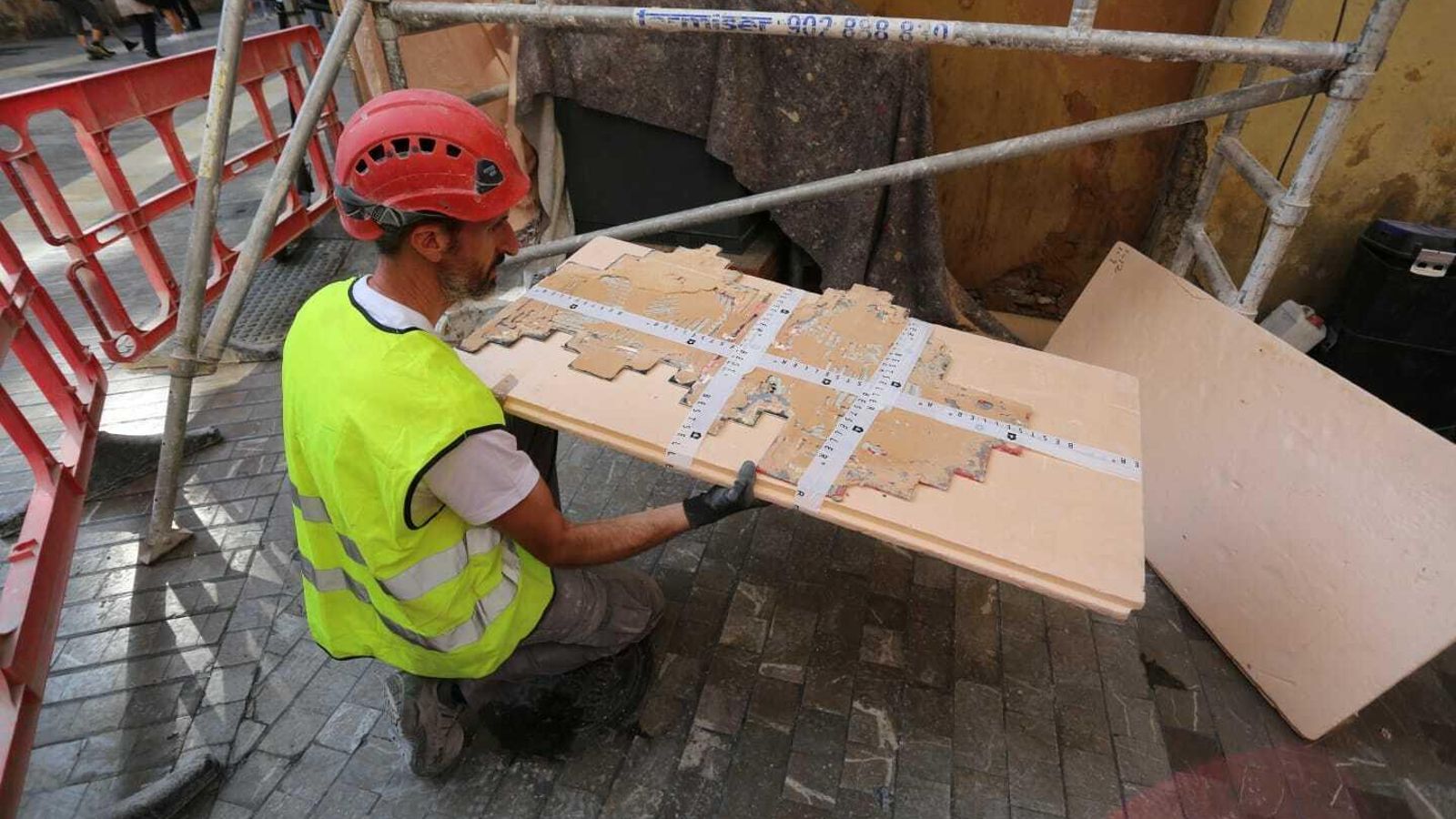 El mosaico de la flamenca de Invader, ya retirado