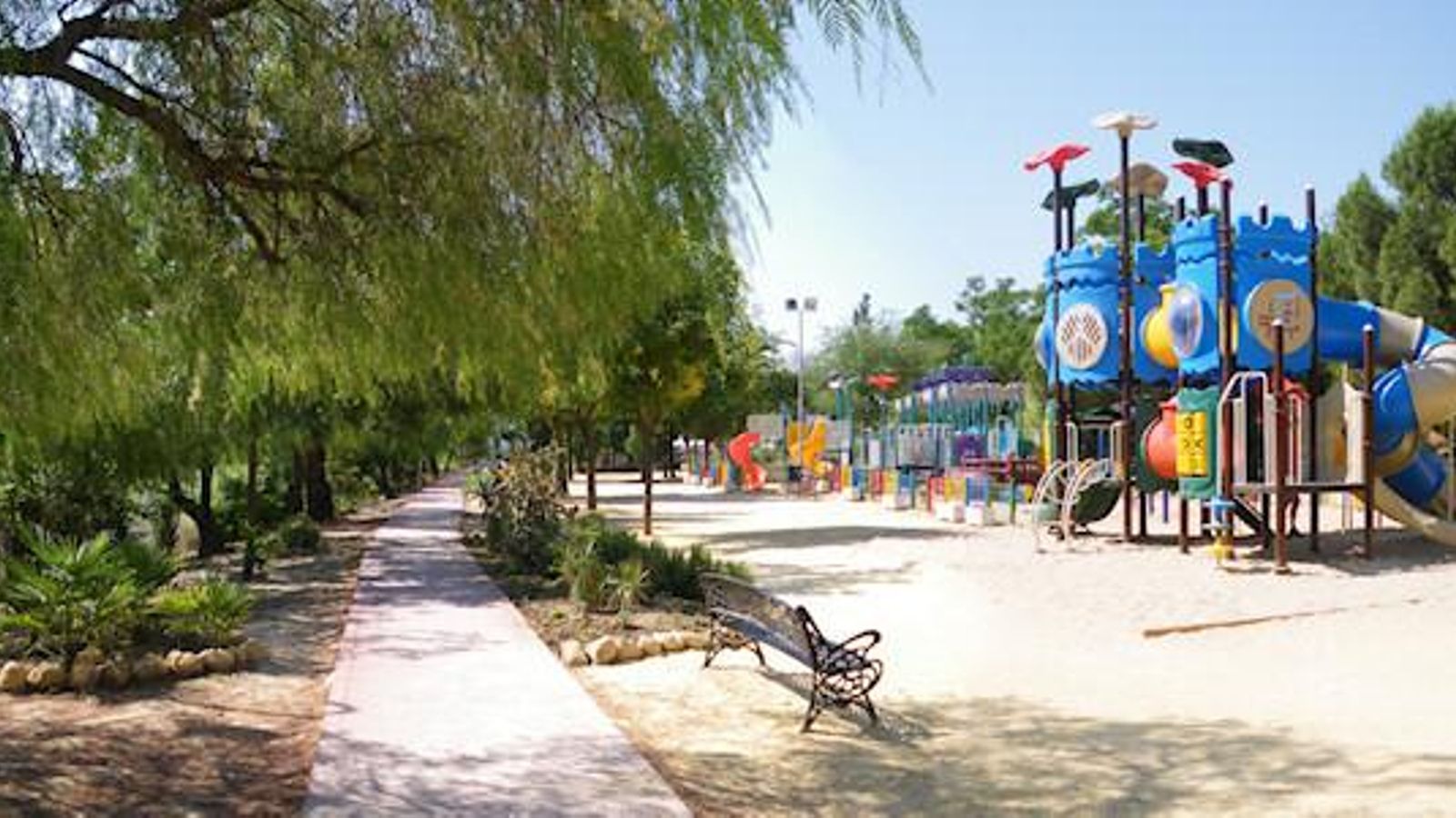 Parque de los Pitufos en San Juan de Aznalfarache.