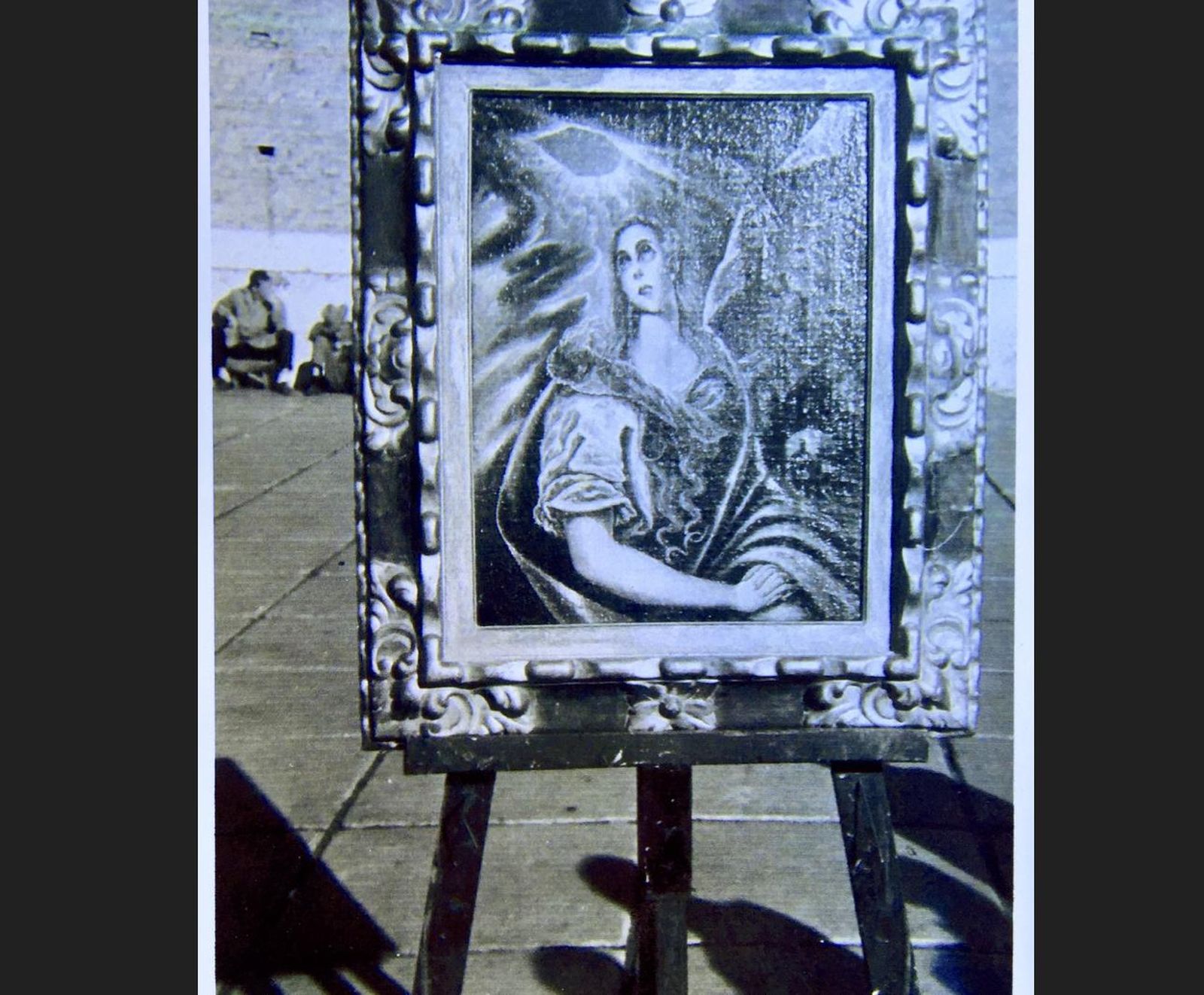 Un Greco de La Baronesa, en el patio de la cárcel de La Ranilla