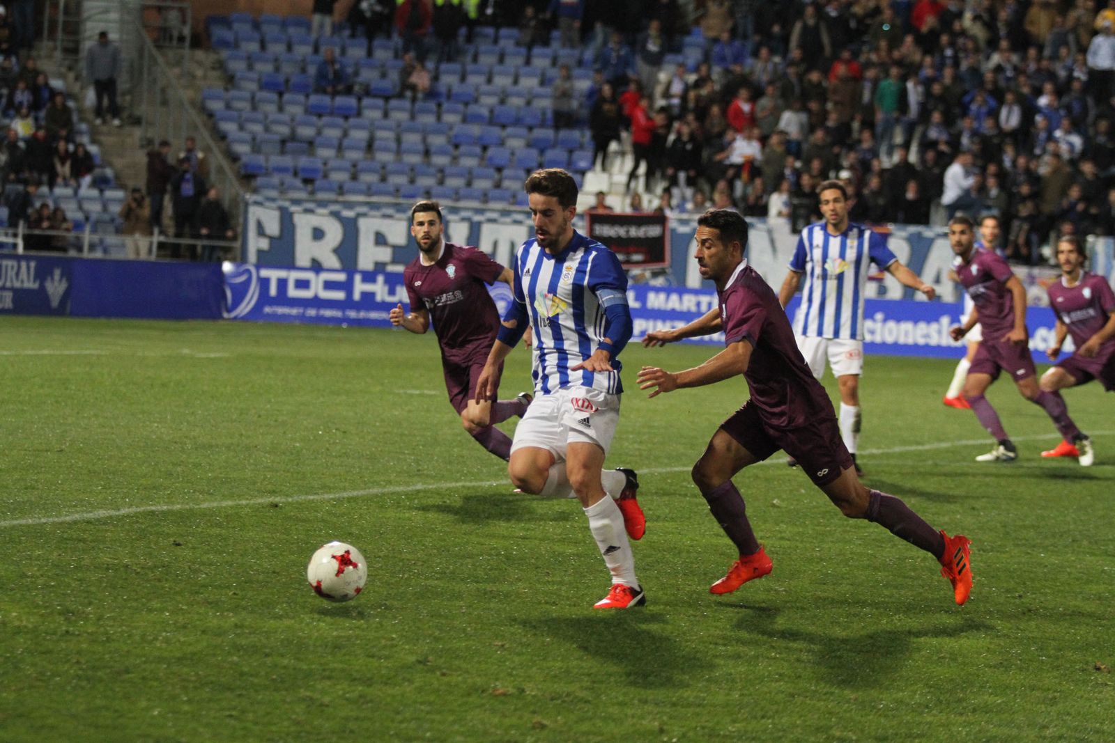 Imágenes del partido entre el Recreativo de Huelva y Jumilla