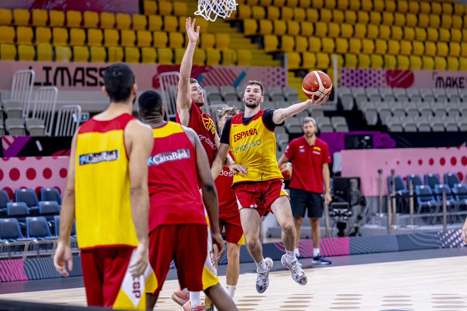 Entrenamiento de España.