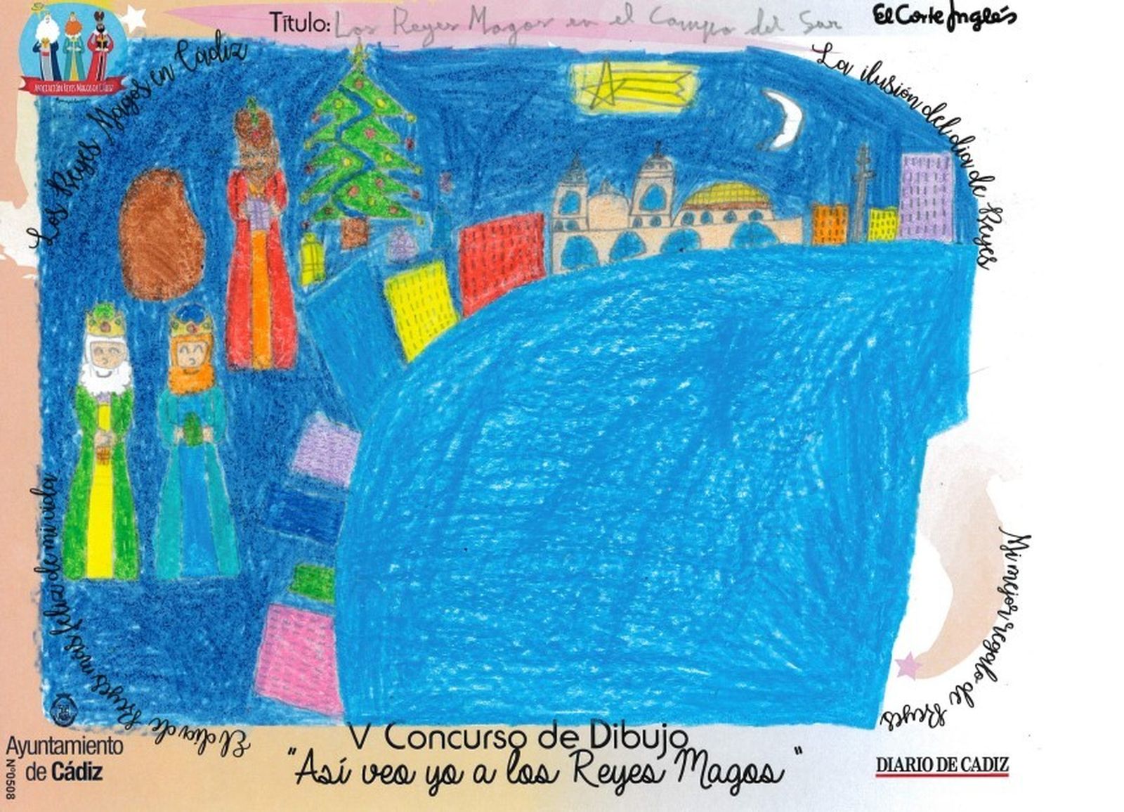 Los dibujos del concurso 'Así veo yo a los Reyes Magos'.