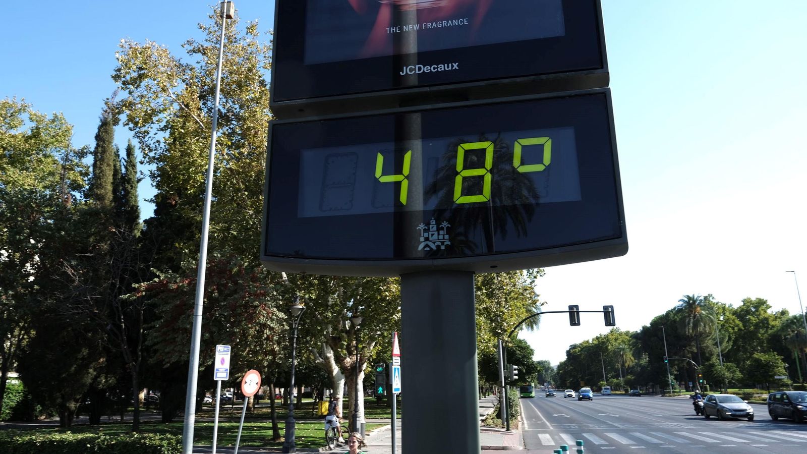 Un termómetro en en Córdoba.