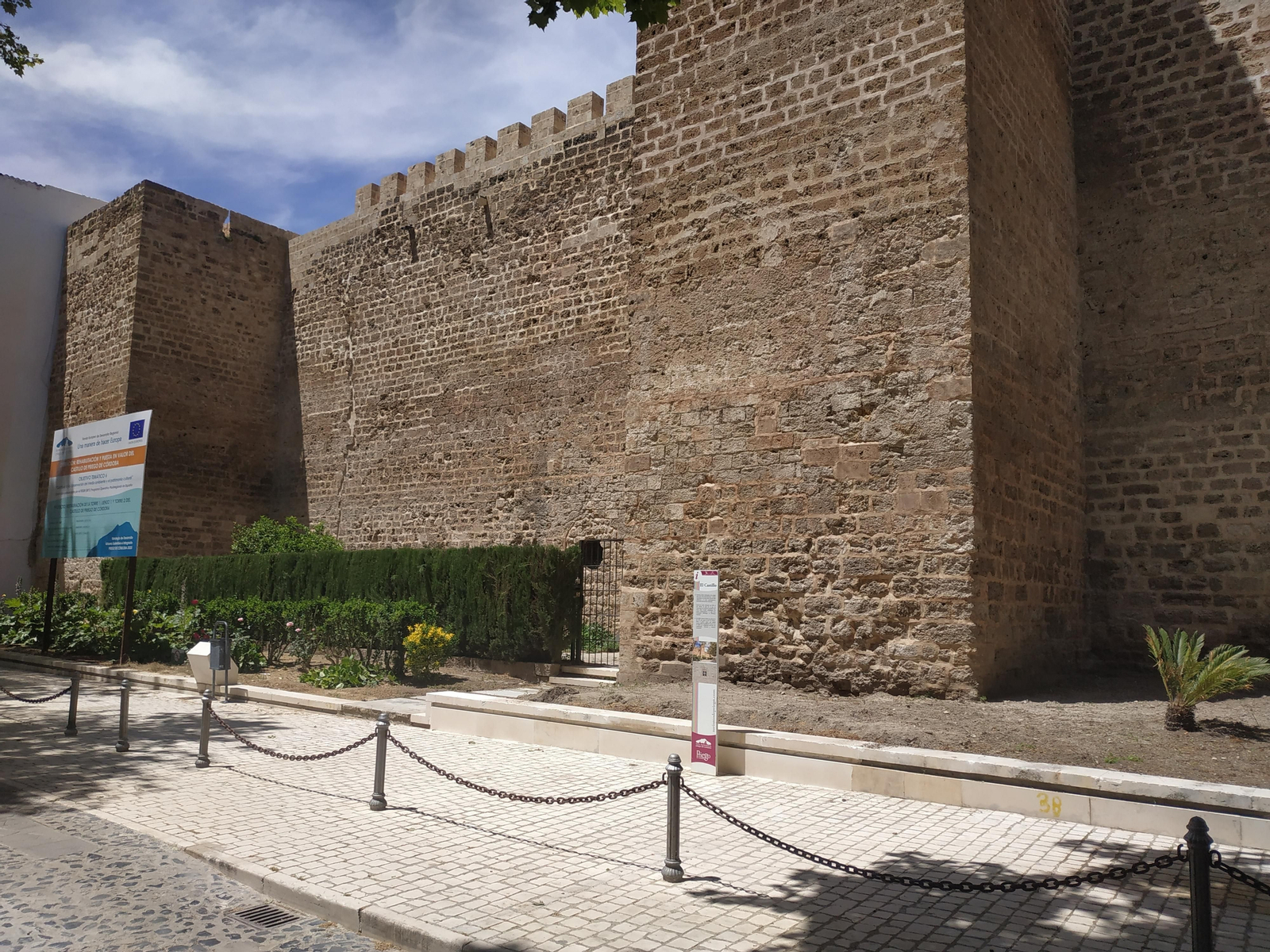 Aspecto del Castillo de Priego de Córdoba.