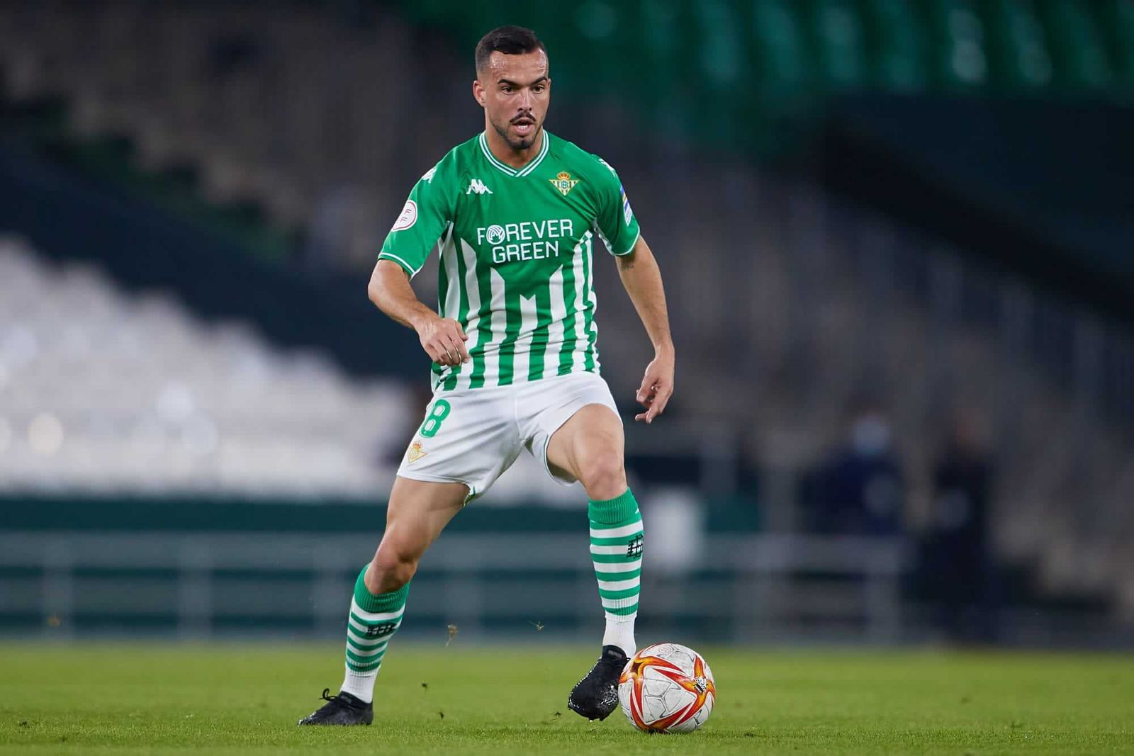 Fran Callejón, con la elástica verdiblanca.