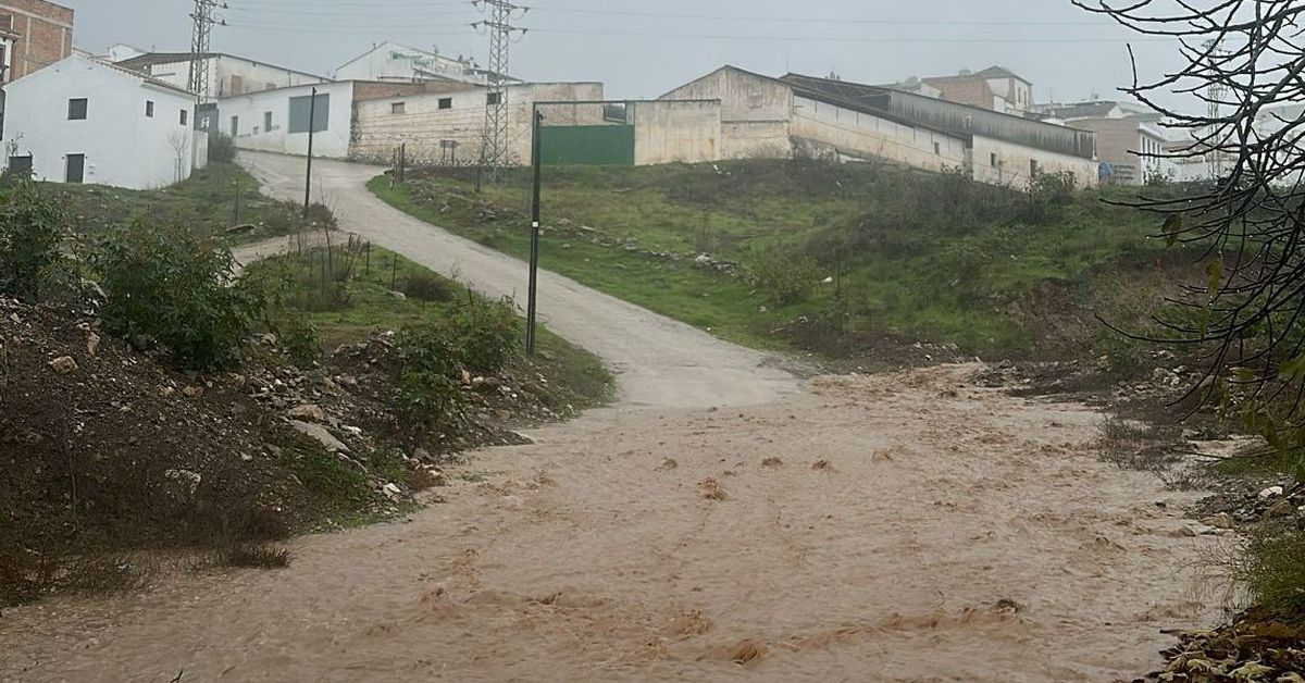 El temporal de lluvias en Málaga deja ya más de 90 litros y granizo en algunos puntos de la provincia