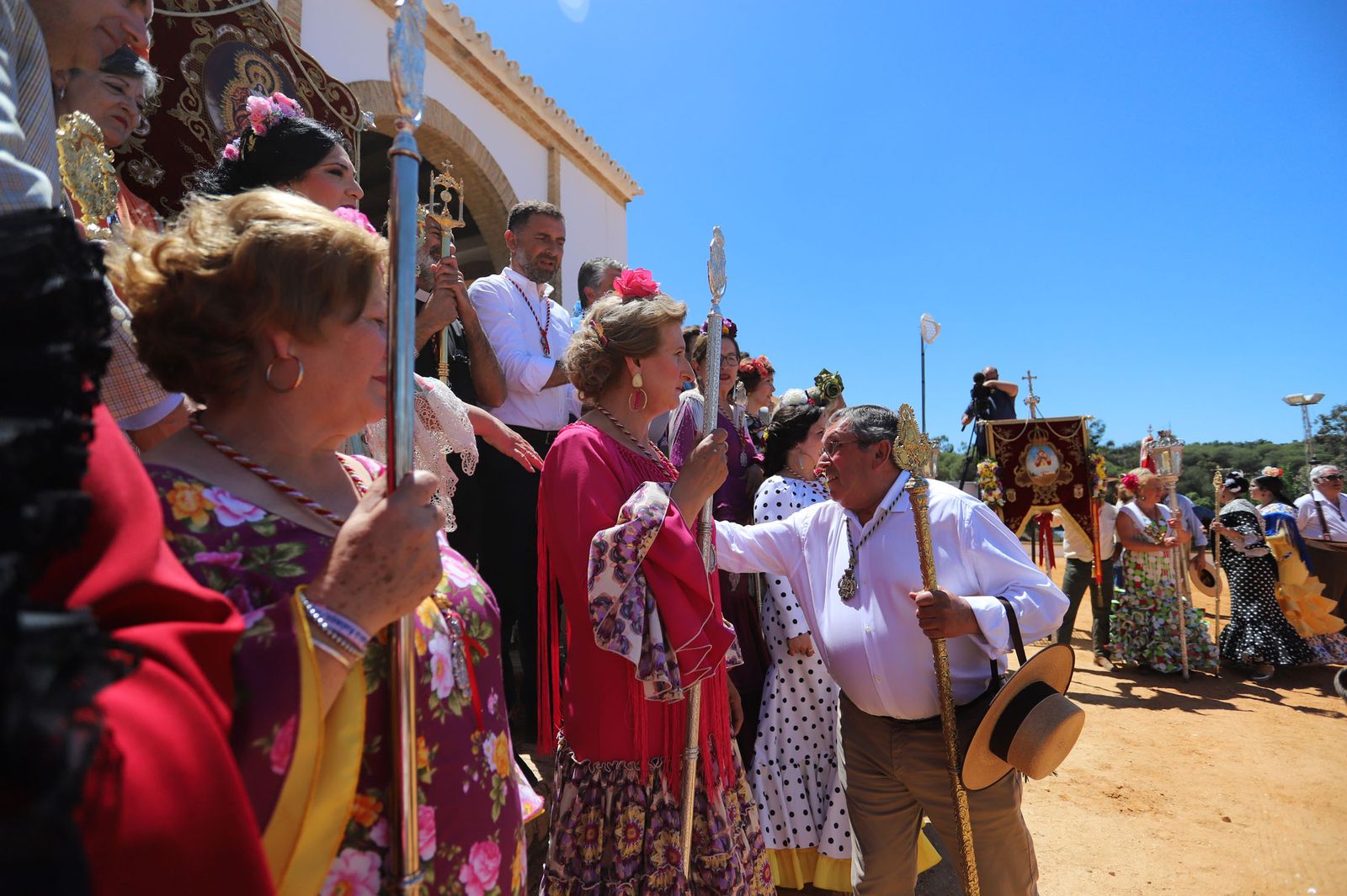 Imágenes de la presentación de las hermandades filiales ante la Virgen de Montemayor